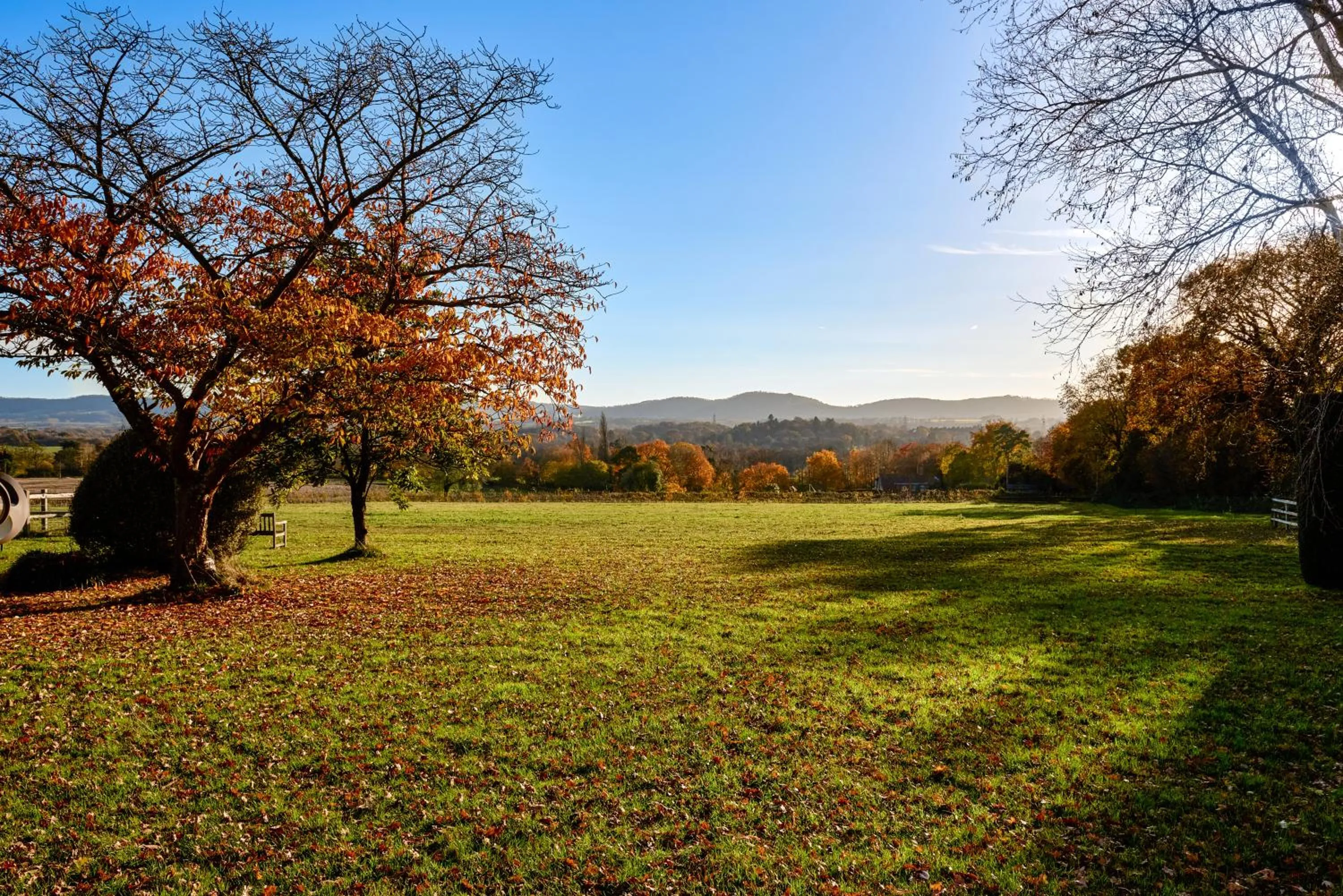 Garden flat near Goodwood with stunning views