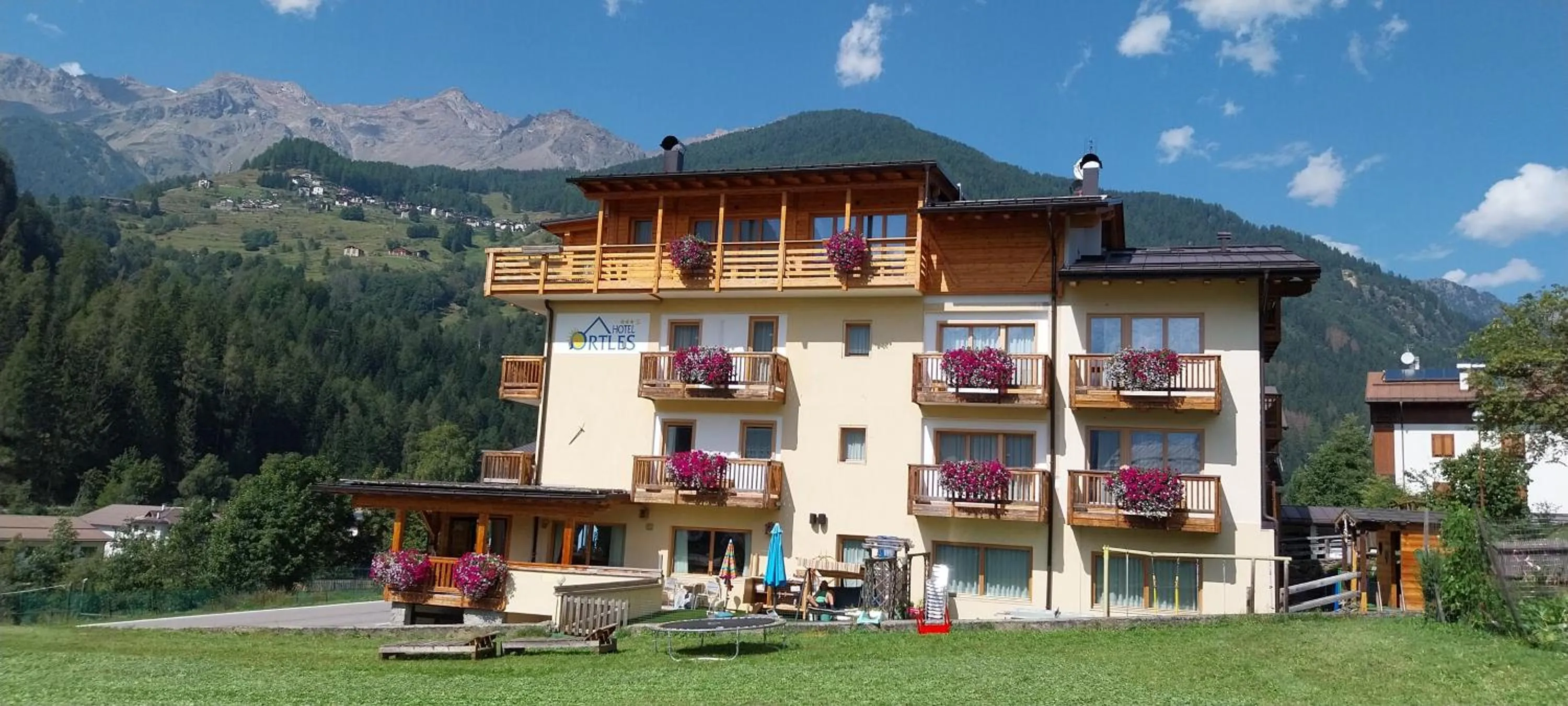 Mountain view in Hotel Ortles Dolomiti Walking & Spa
