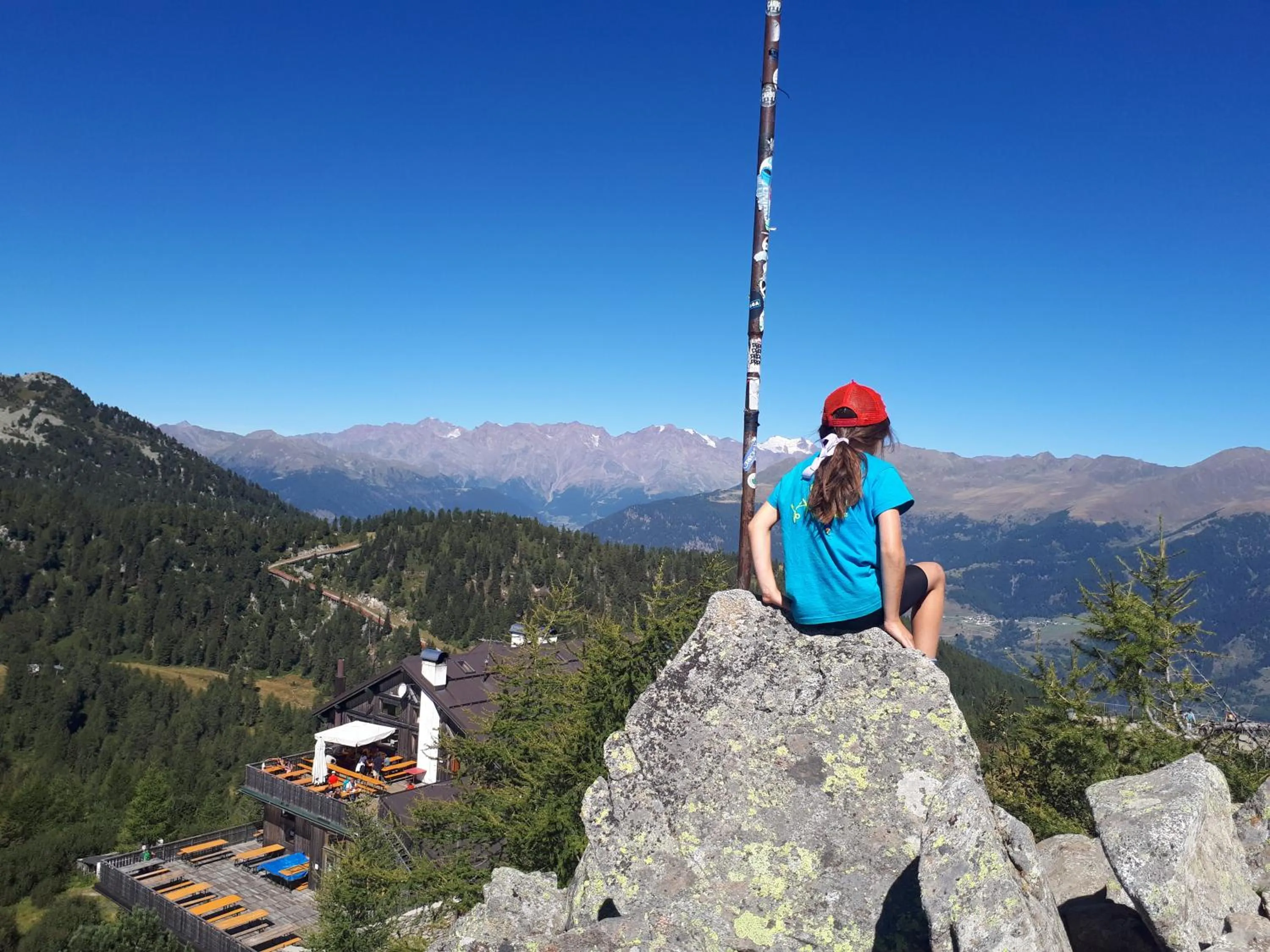 Mountain view in Hotel Ortles Dolomiti Walking & Spa