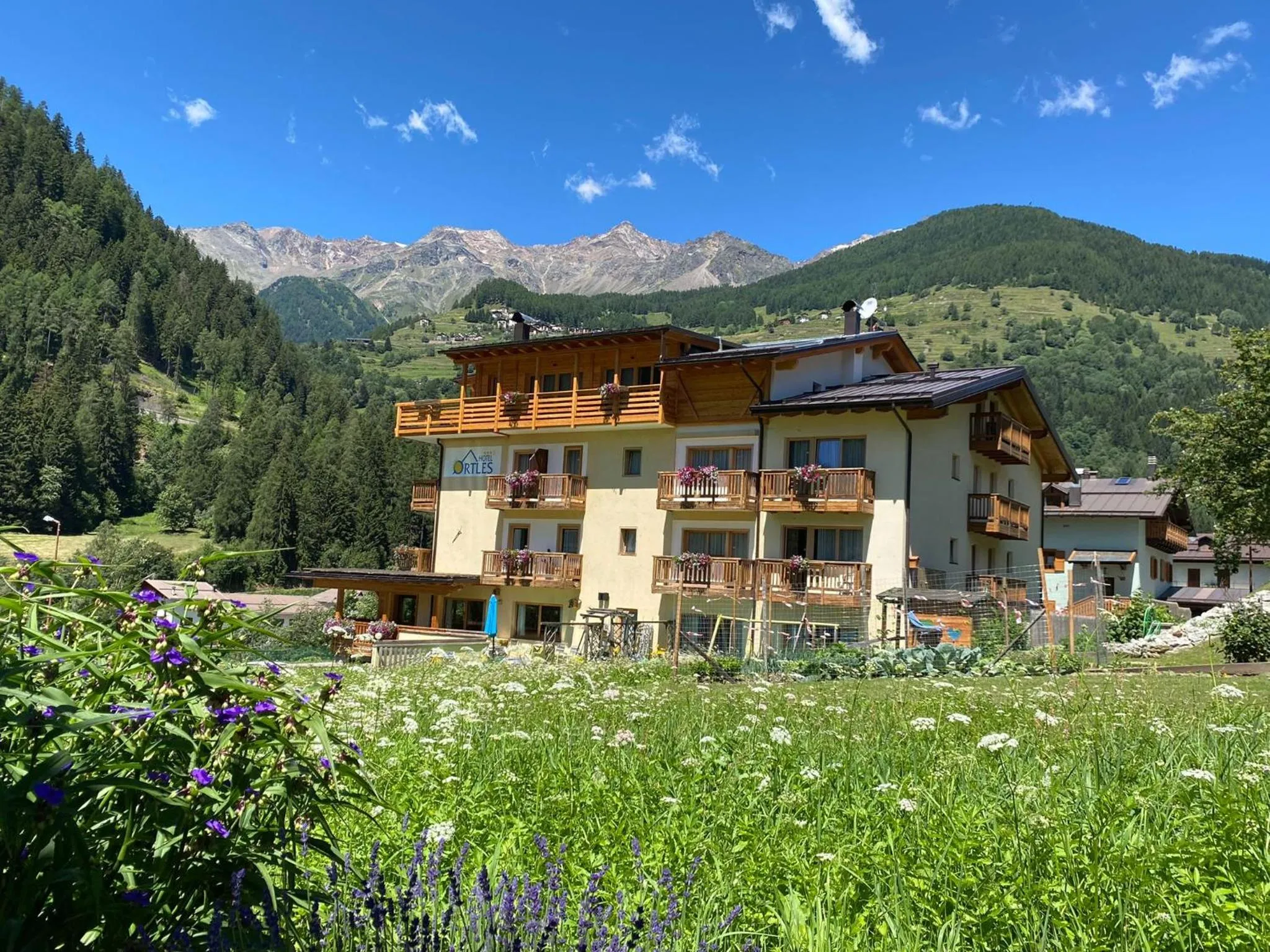 Property building in Hotel Ortles Dolomiti Walking & Spa