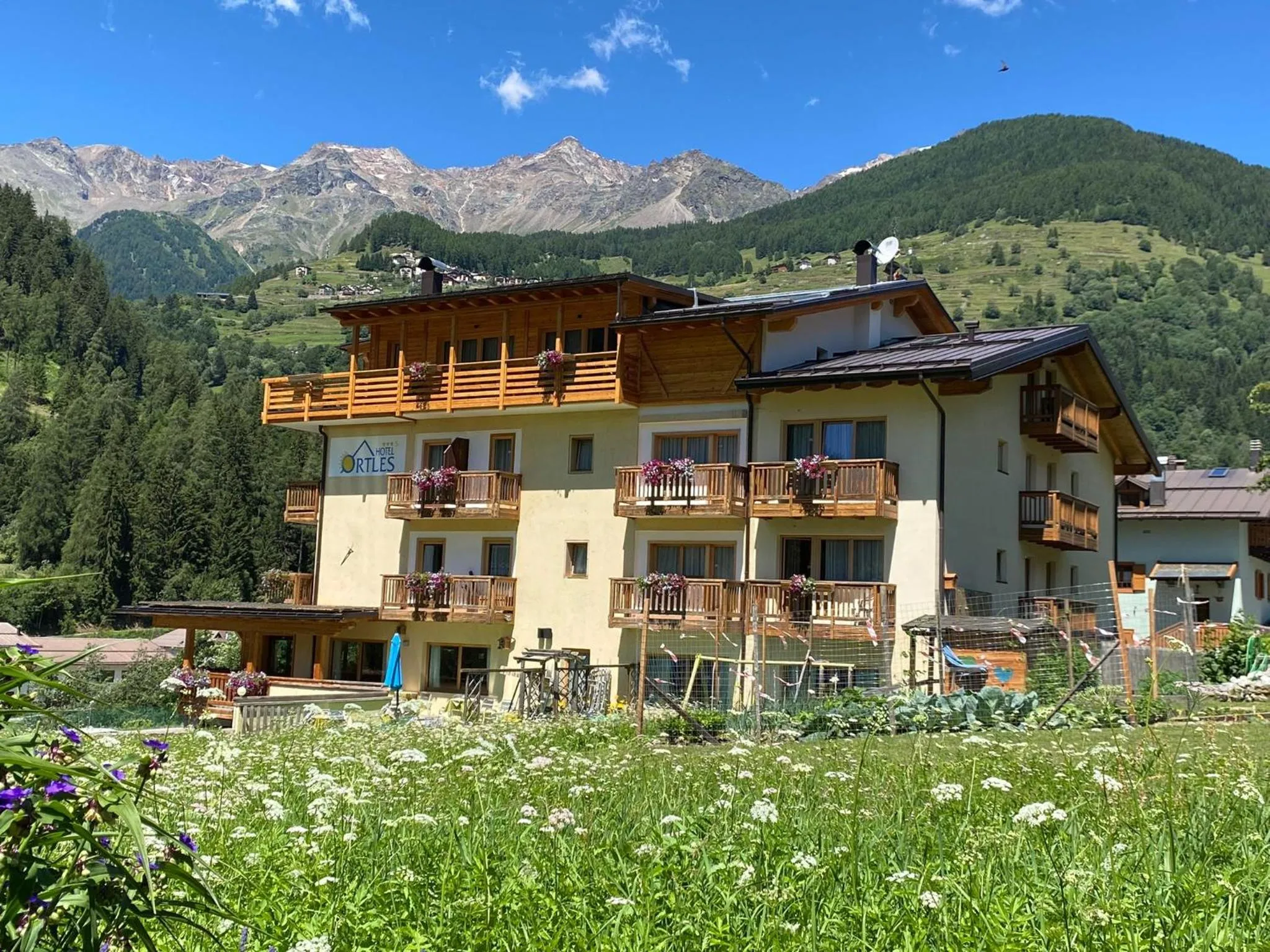 Property building in Hotel Ortles Dolomiti Walking & Spa