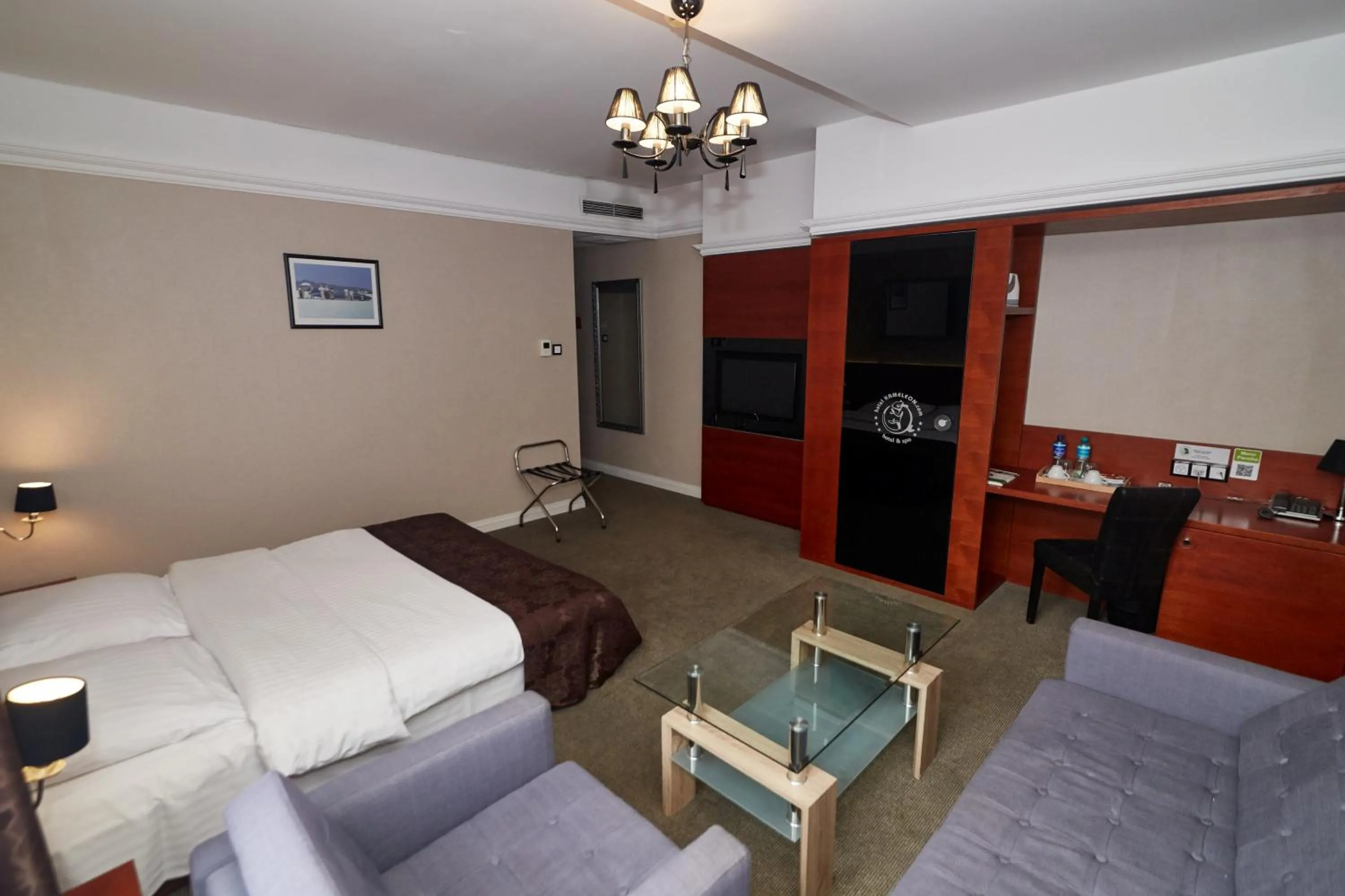 Bed in Hotel&Spa Kameleon