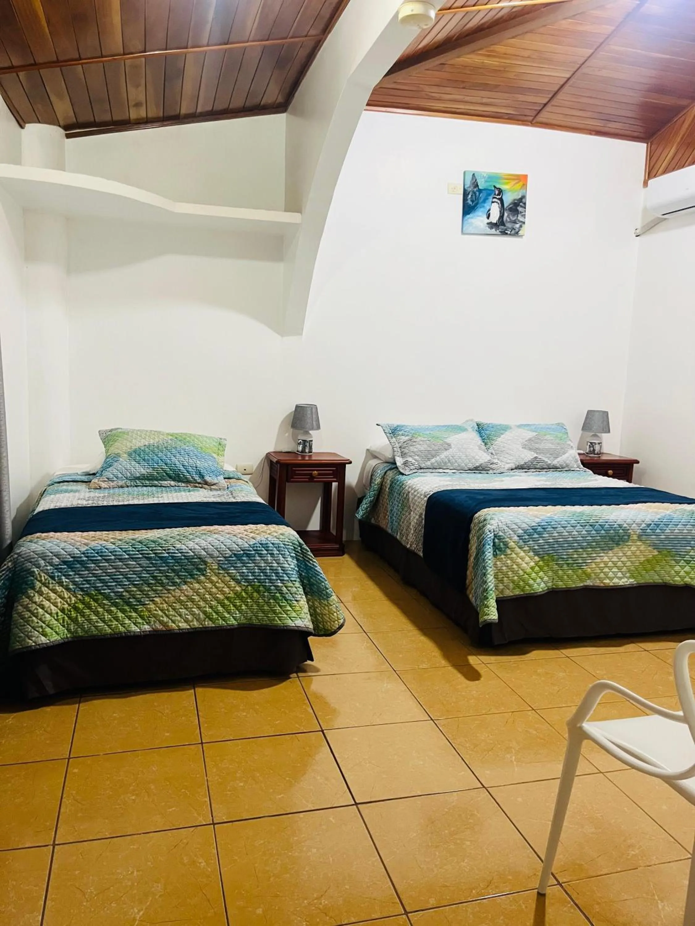 Bed in Hostal Neptuno - Poseidon