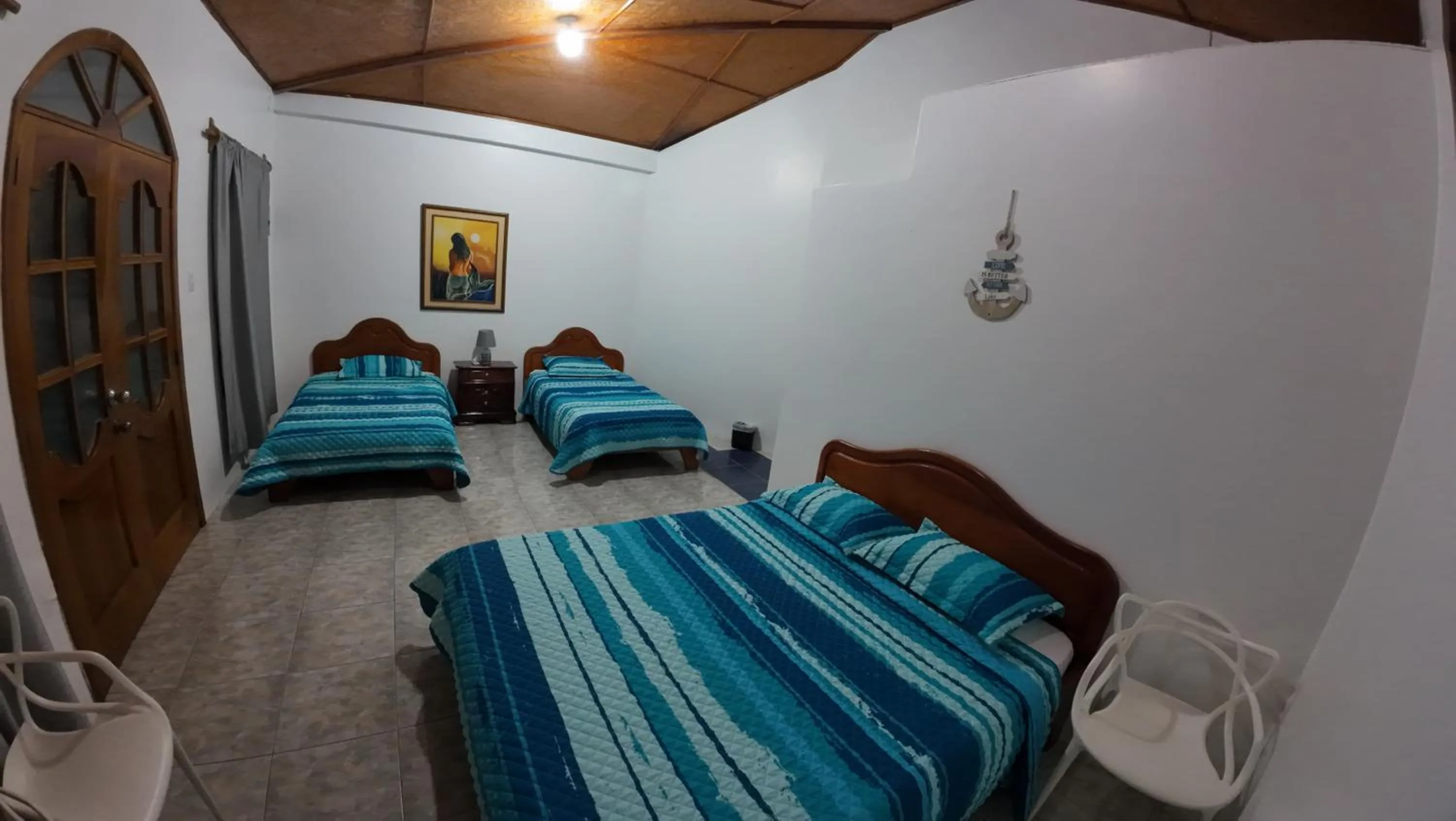 Bed in Hostal Neptuno - Poseidon
