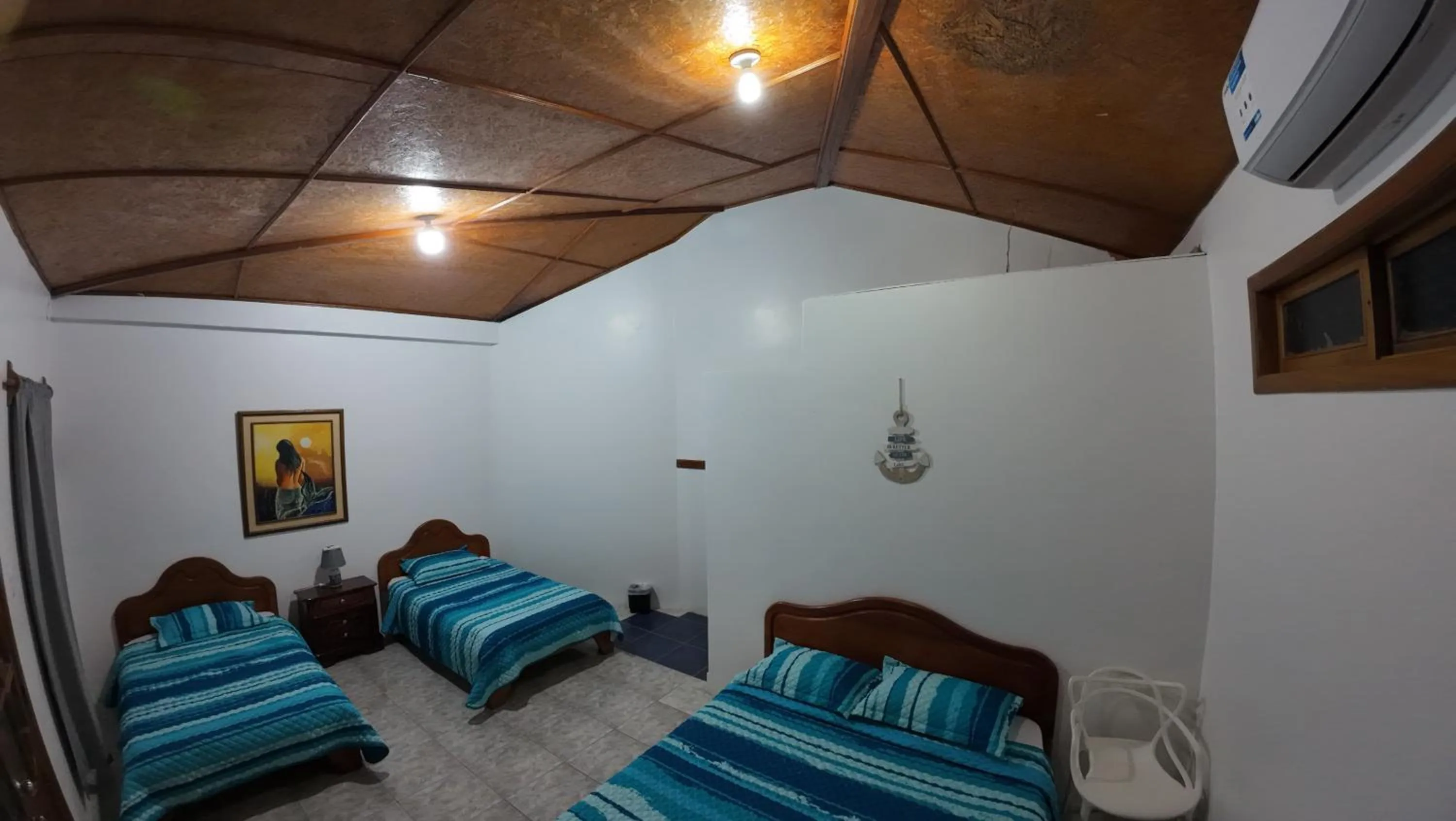 Bed in Hostal Neptuno - Poseidon