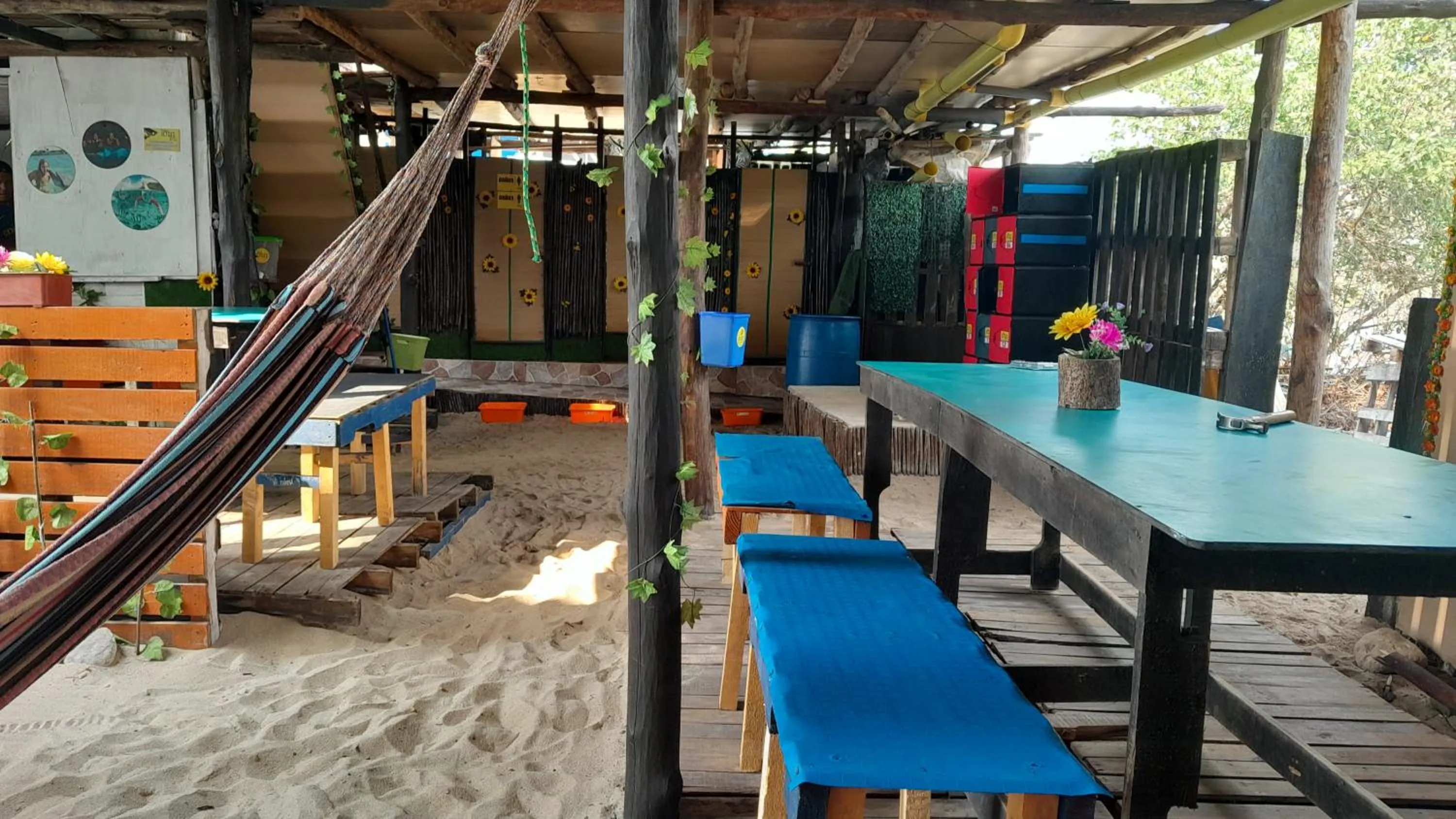 Dining area in Baru Jet Set Beach & Hostal