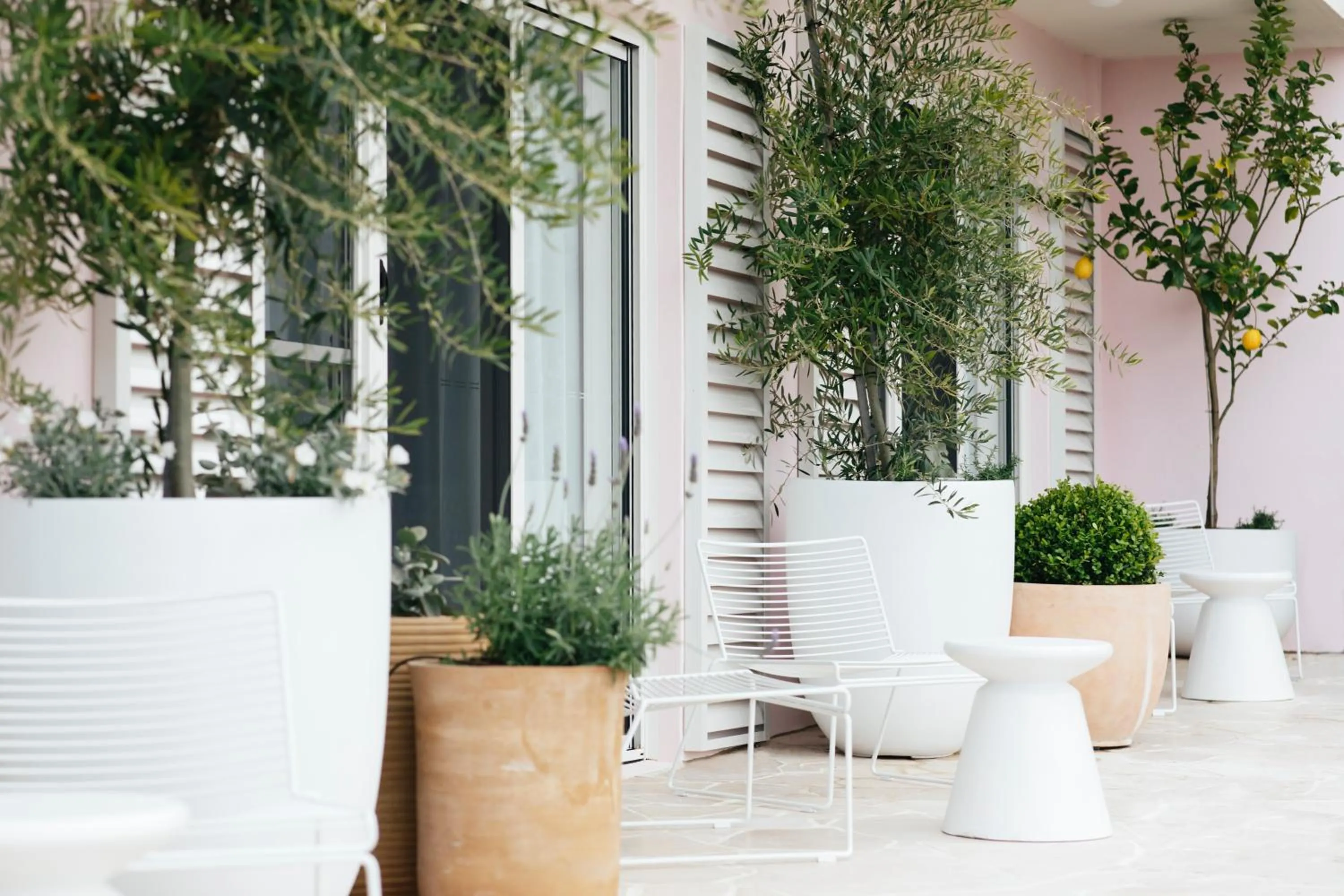 Patio in Motel Molly - Boutique Hotel Mollymook