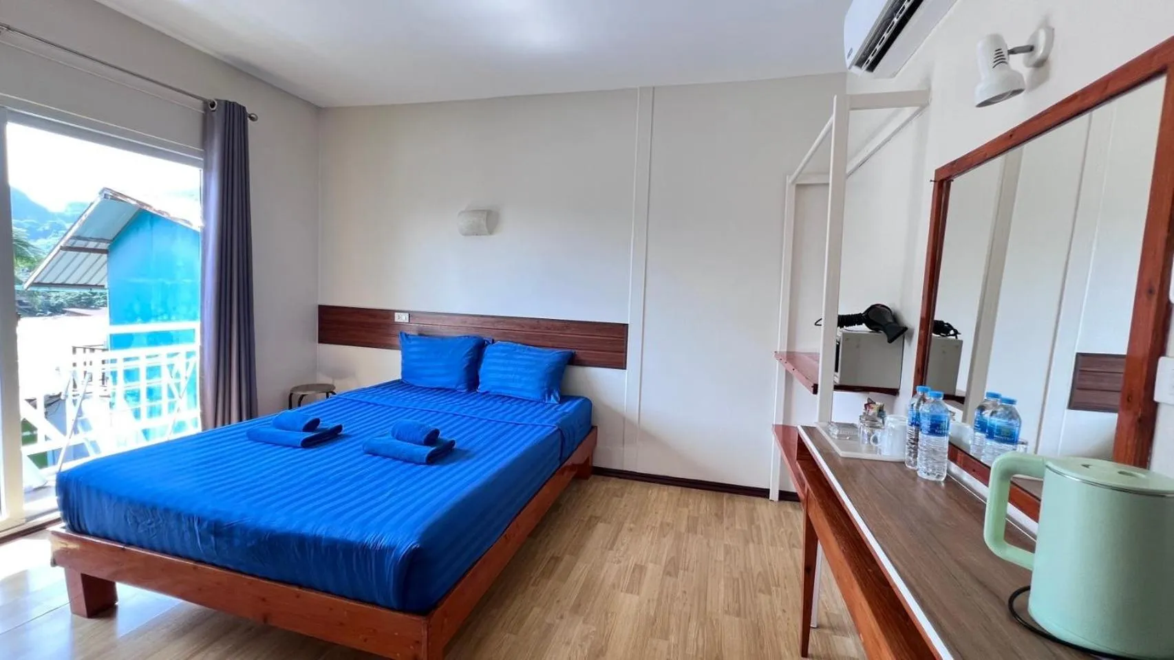 Bedroom, Bed in Blue View House Phi Phi