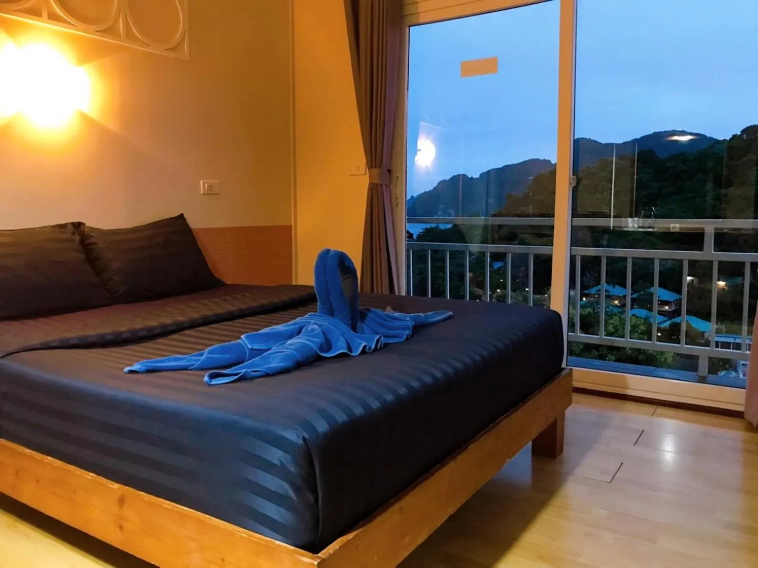 Bedroom, Bed in Blue View House Phi Phi