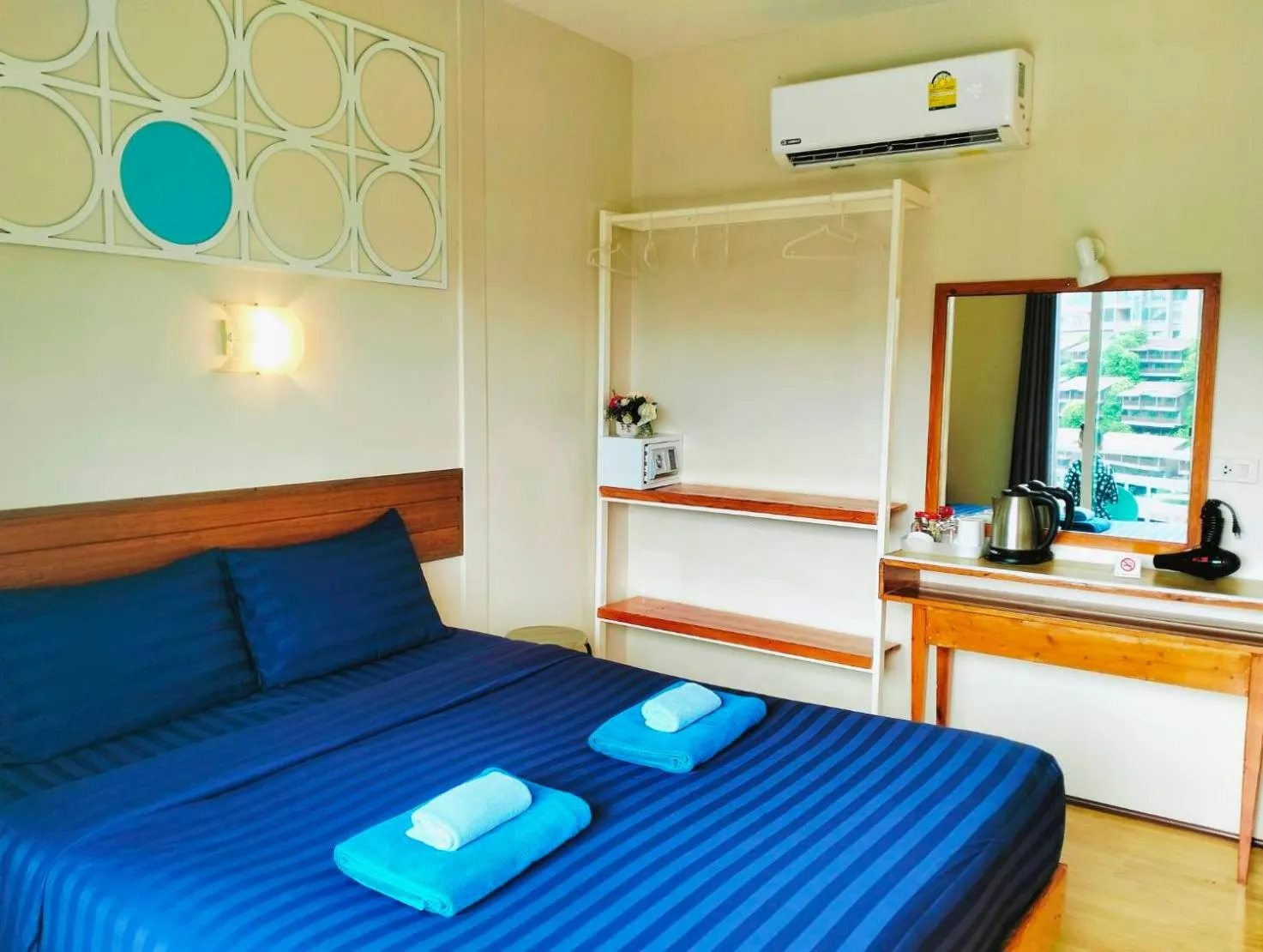 Bedroom, Bed in Blue View House Phi Phi