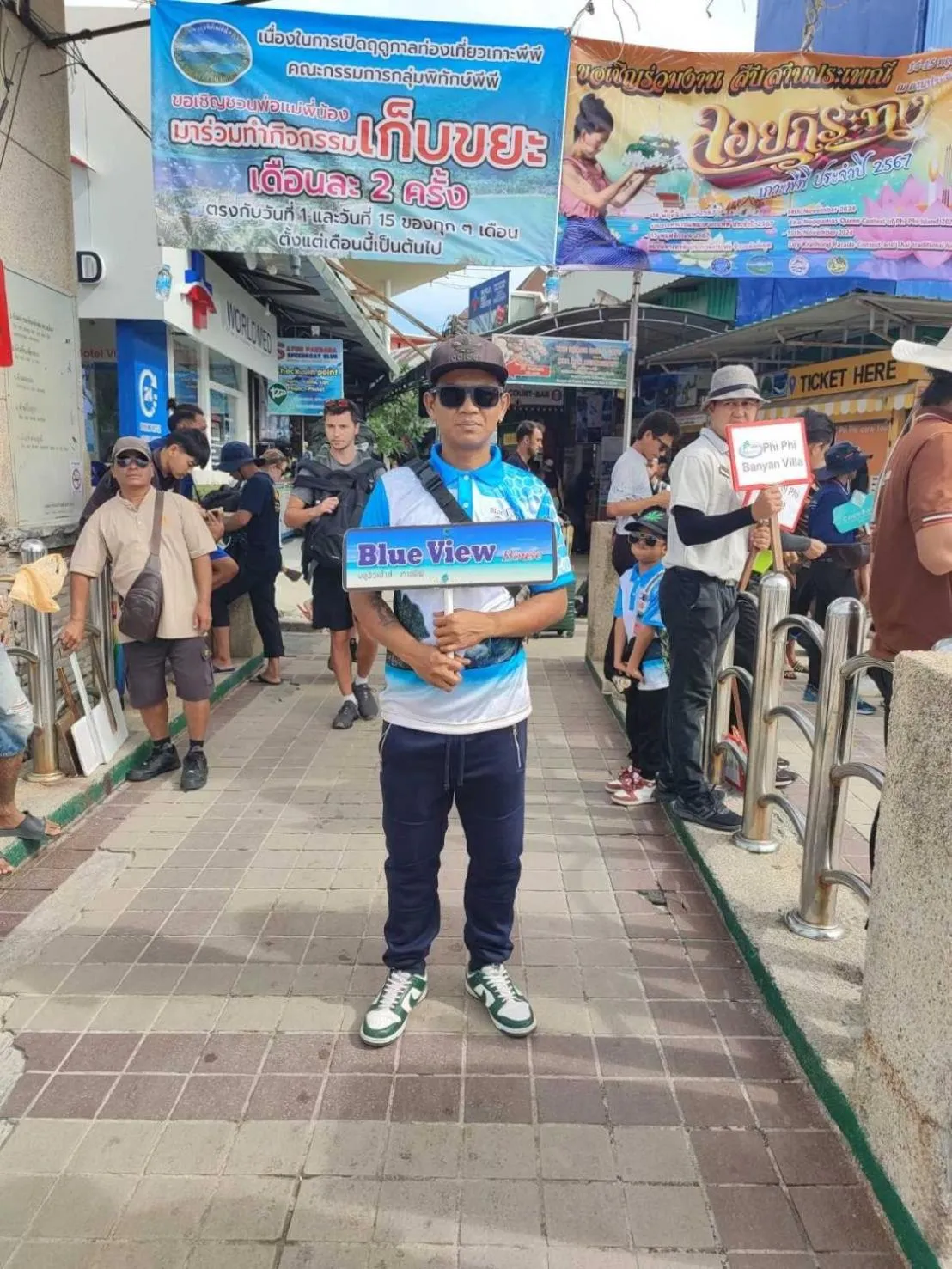 Staff in Blue View House Phi Phi