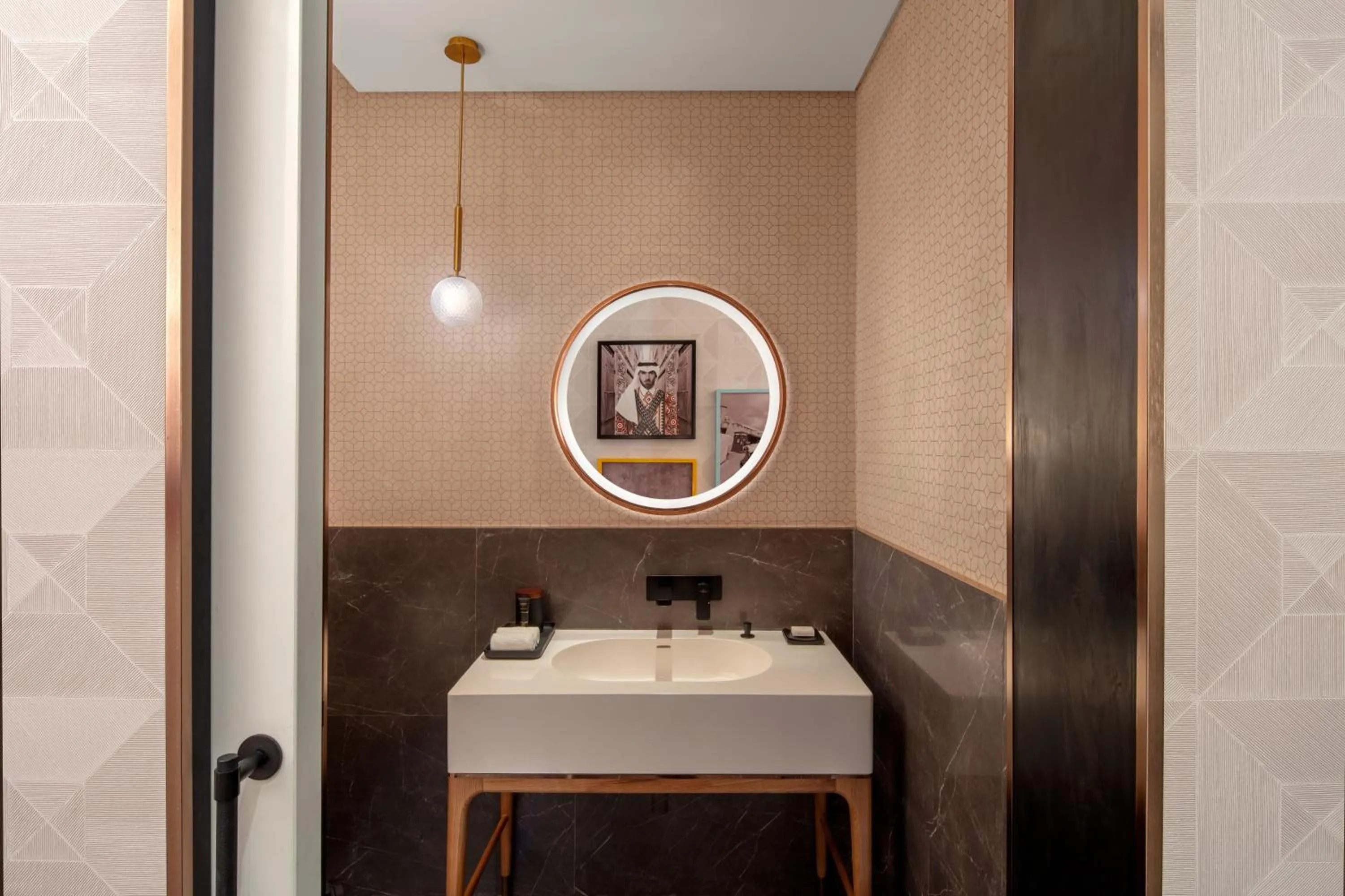 Bathroom in Andaz Doha, by Hyatt