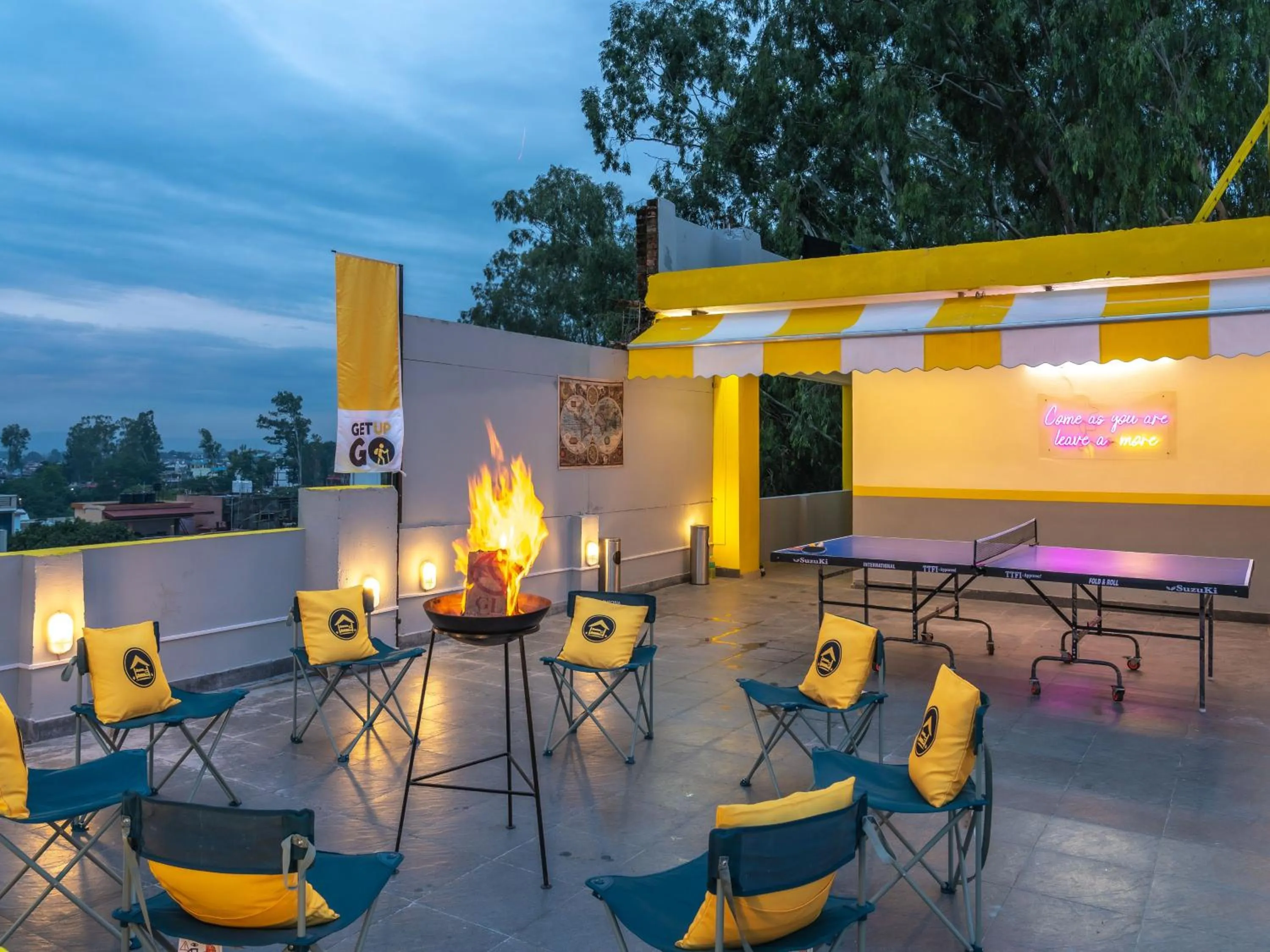 Balcony/Terrace in The Hosteller Dehradun