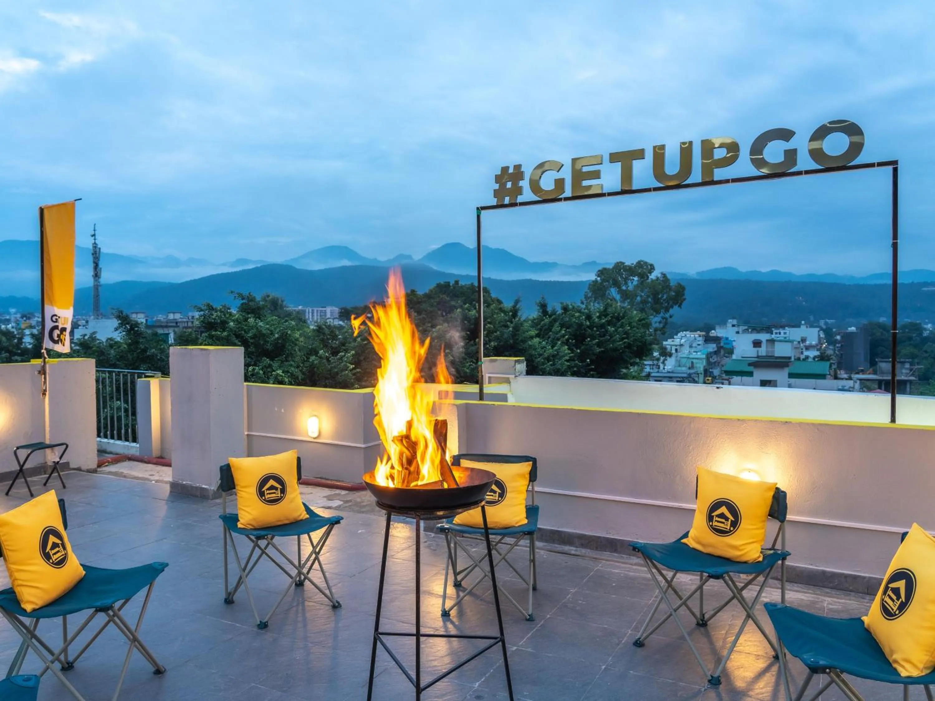 Balcony/Terrace in The Hosteller Dehradun