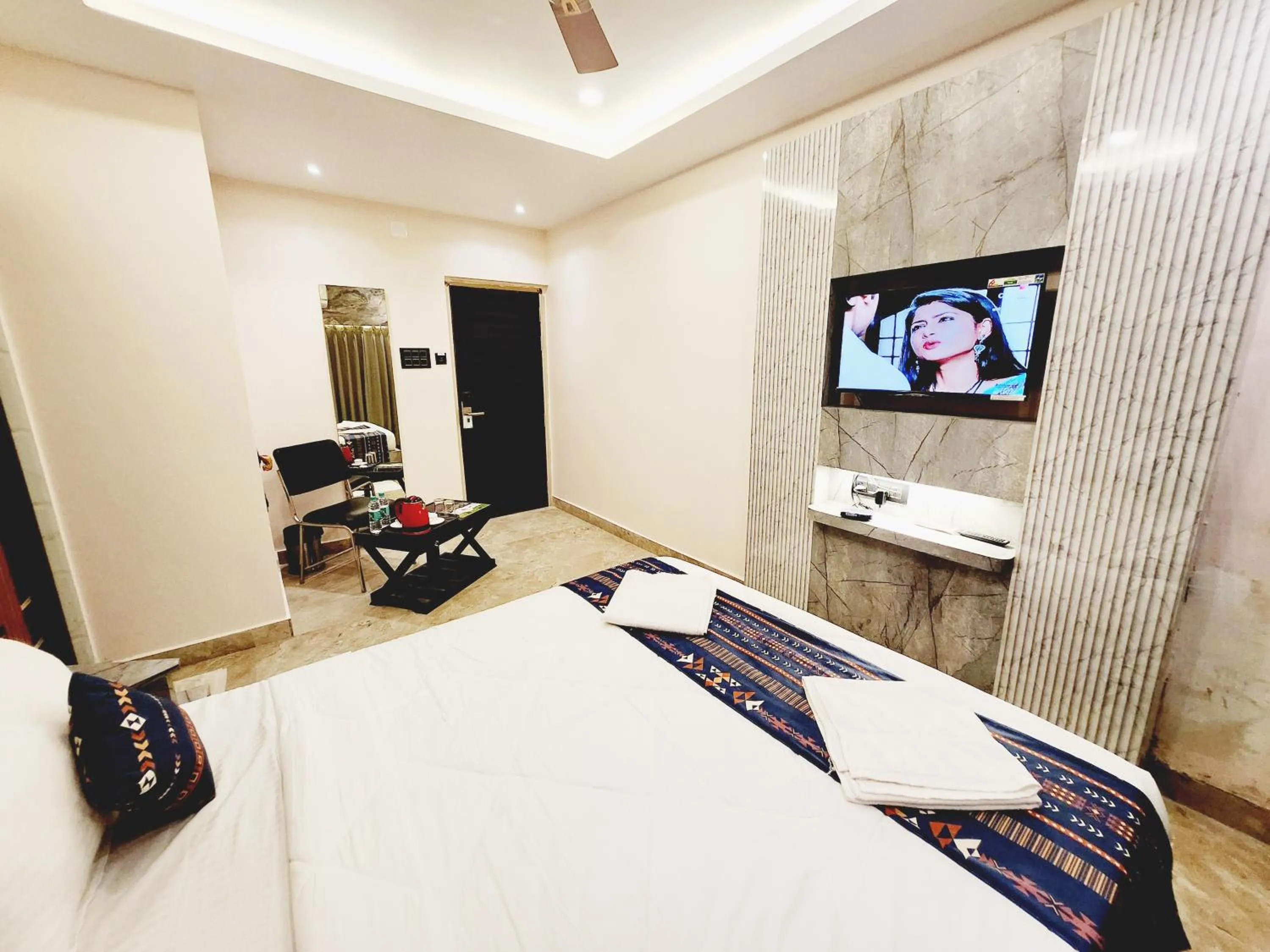 Bed in THE GREENSTAR INN PREMIUM