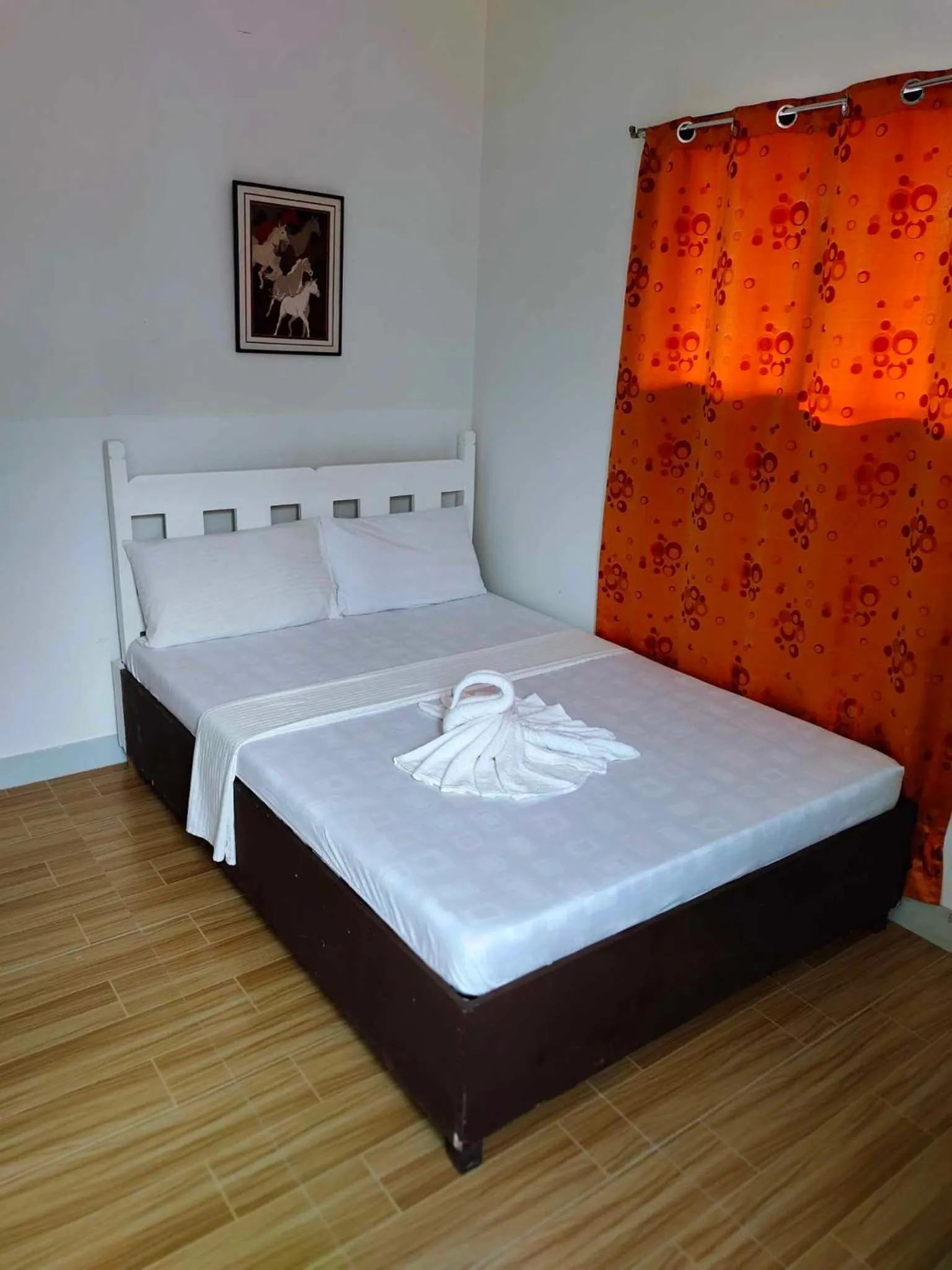 Bed in Island Hop Inn