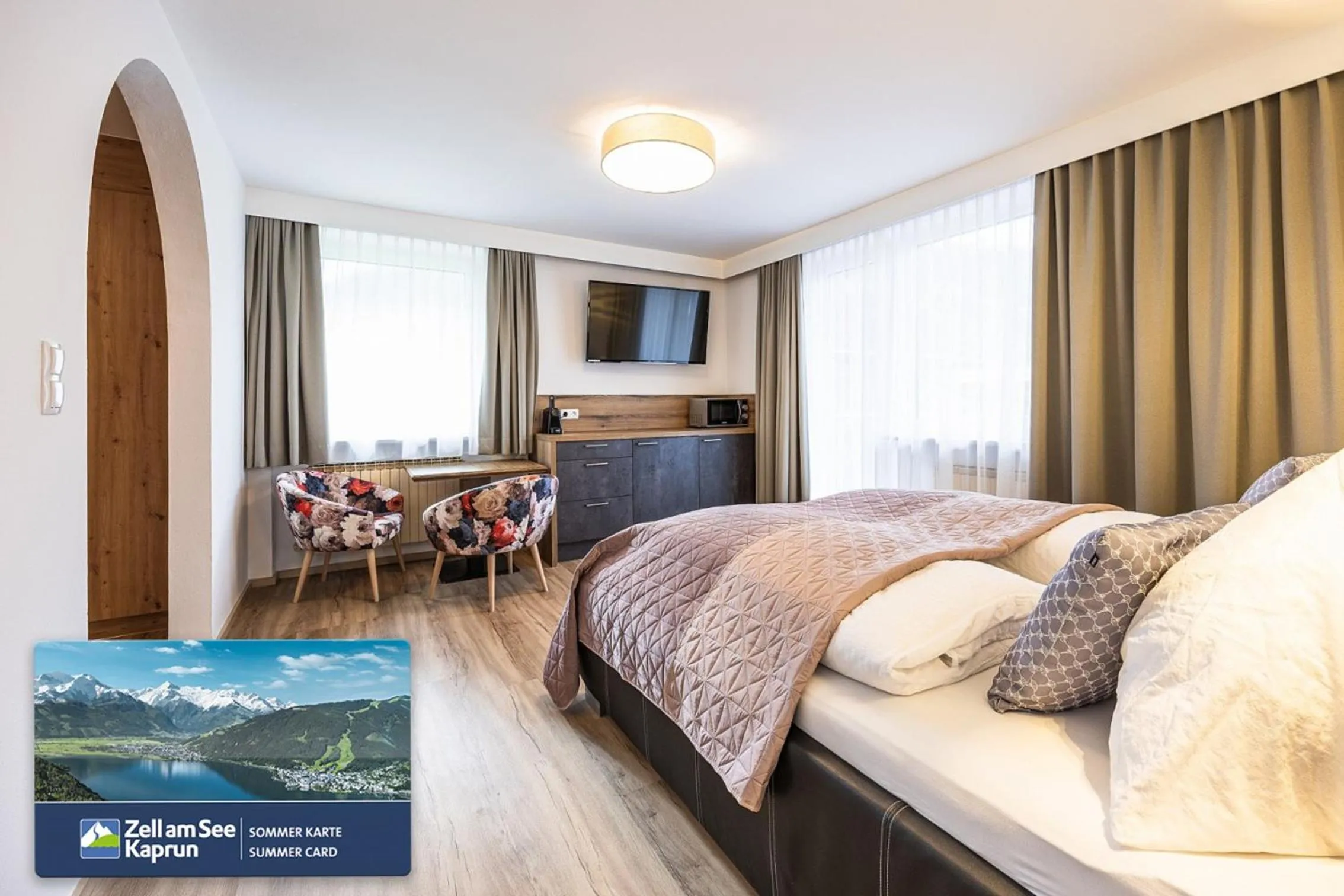 Bedroom, Bed in Appartements by Hofer - Ski-in Ski-out