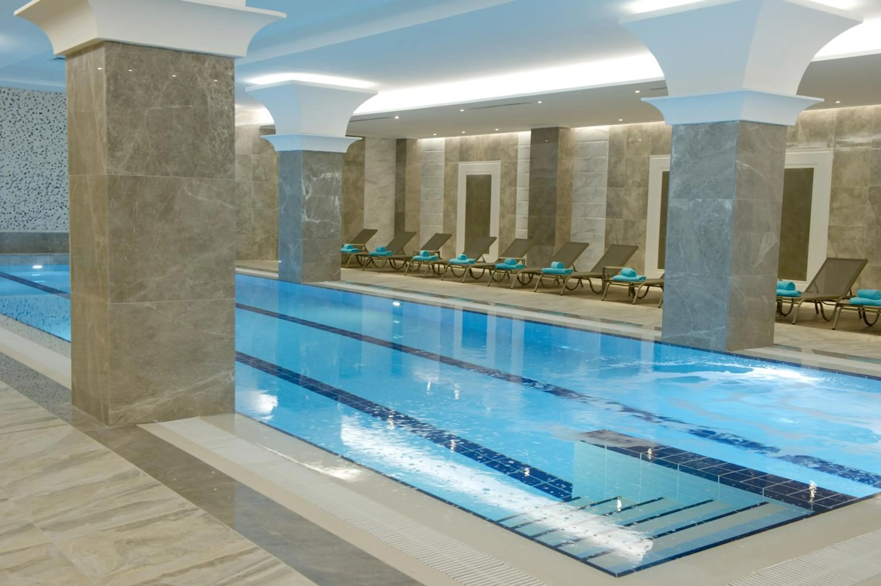Swimming pool in ALUSSO THERMAL HOTEL SPA