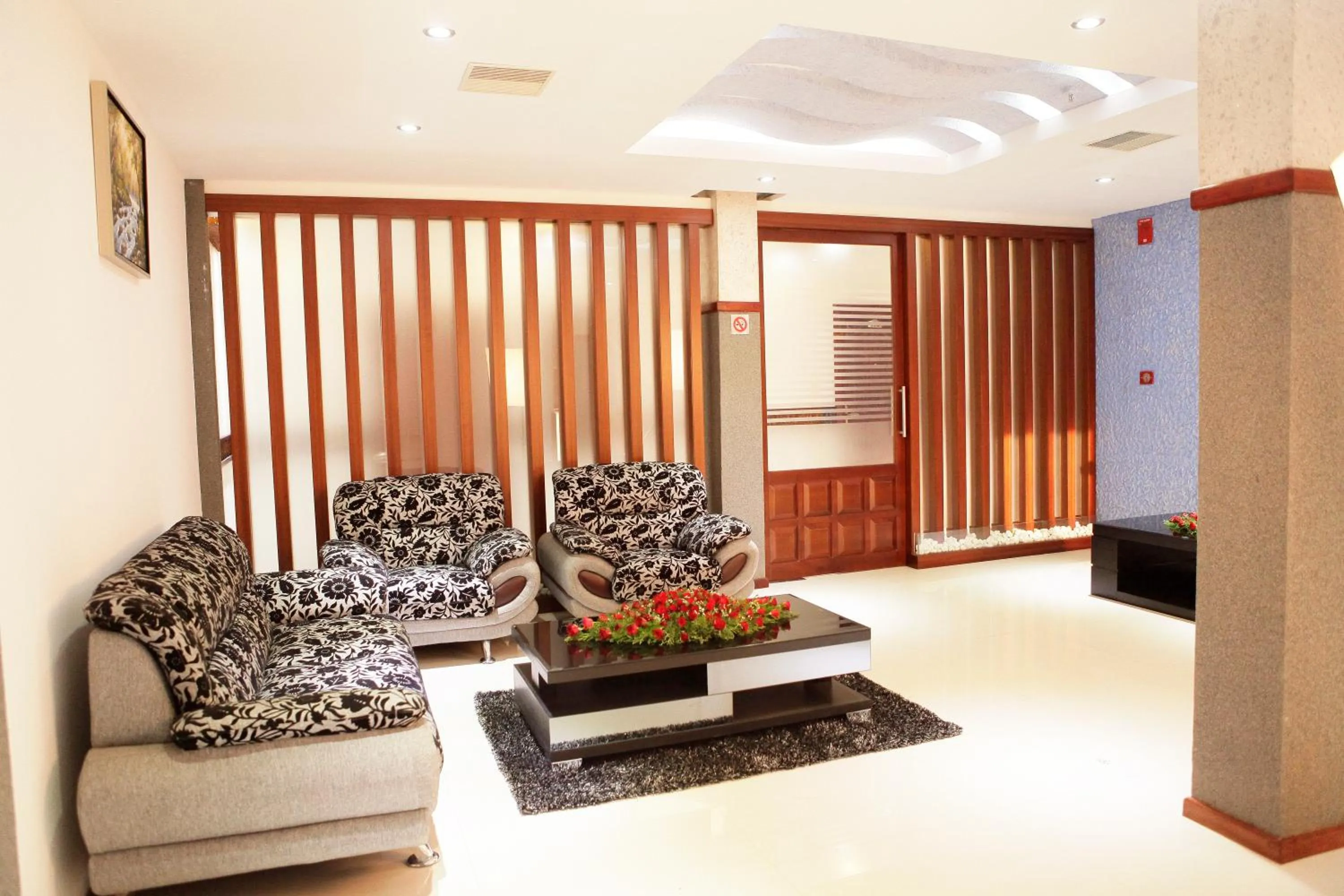 Seating area in Athirappilly Residency Chalakudy