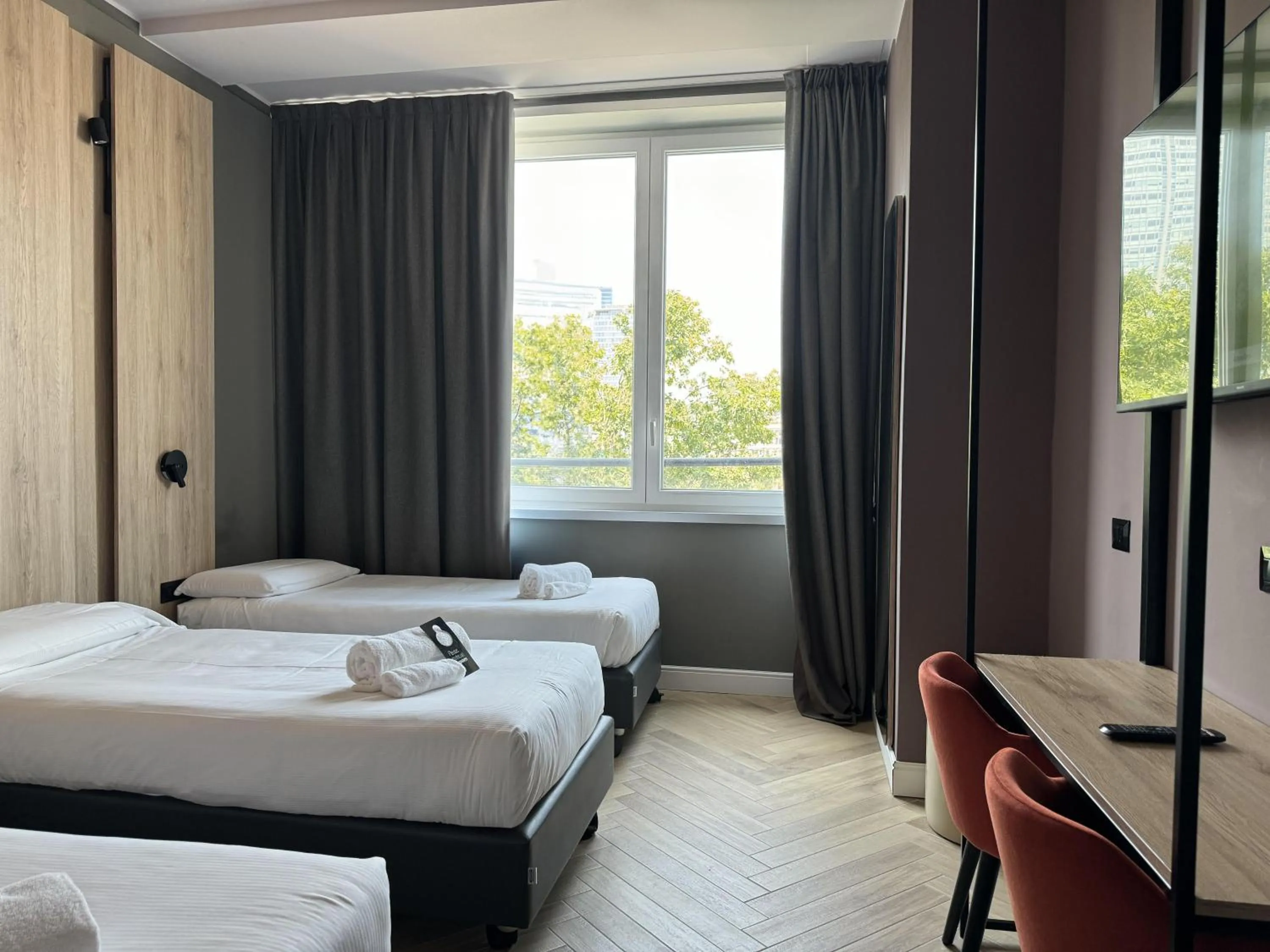 Photo of the whole room, Bed in B&B Hotel Milano Aosta