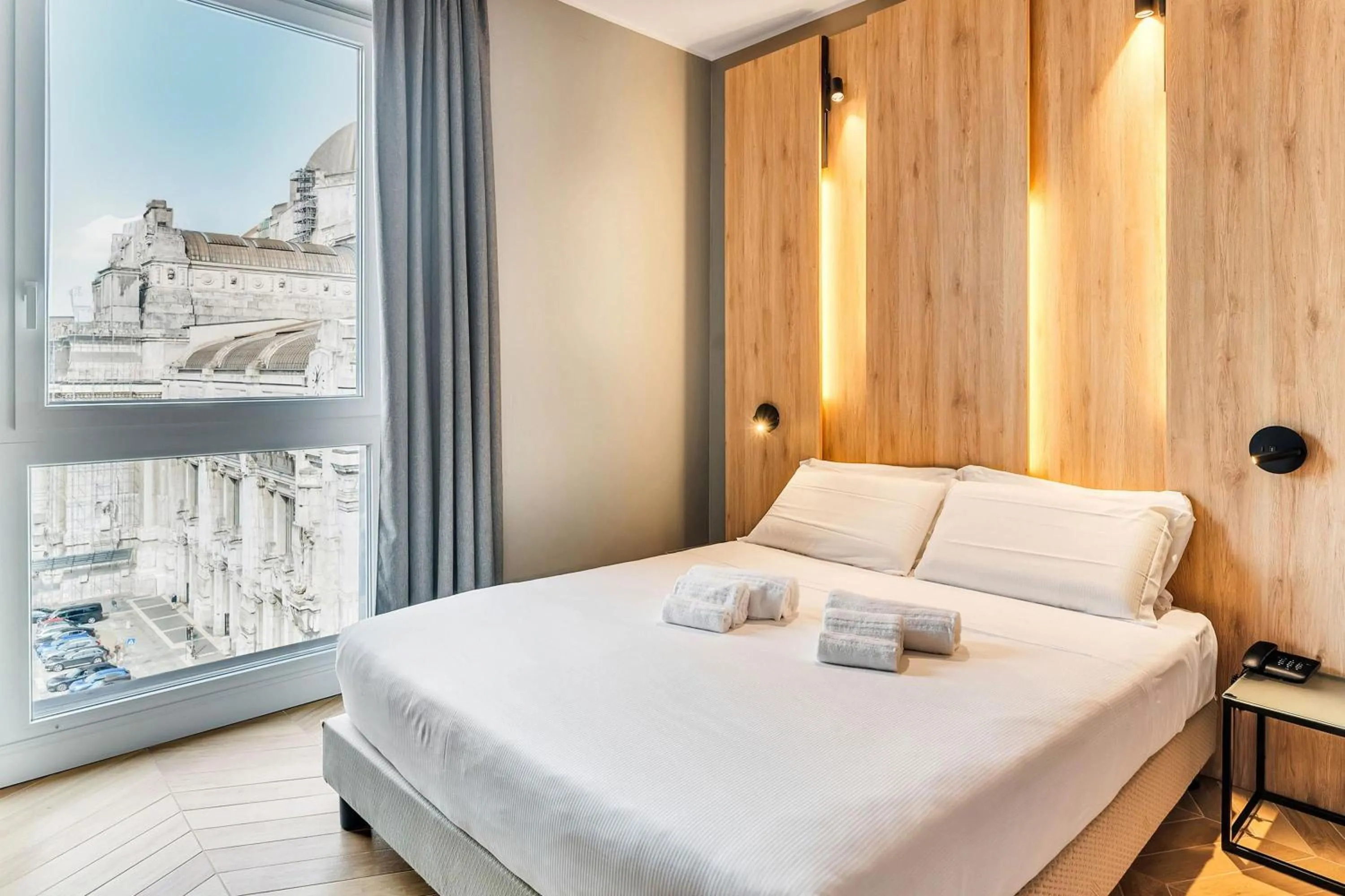 Photo of the whole room, Bed in B&B Hotel Milano Aosta