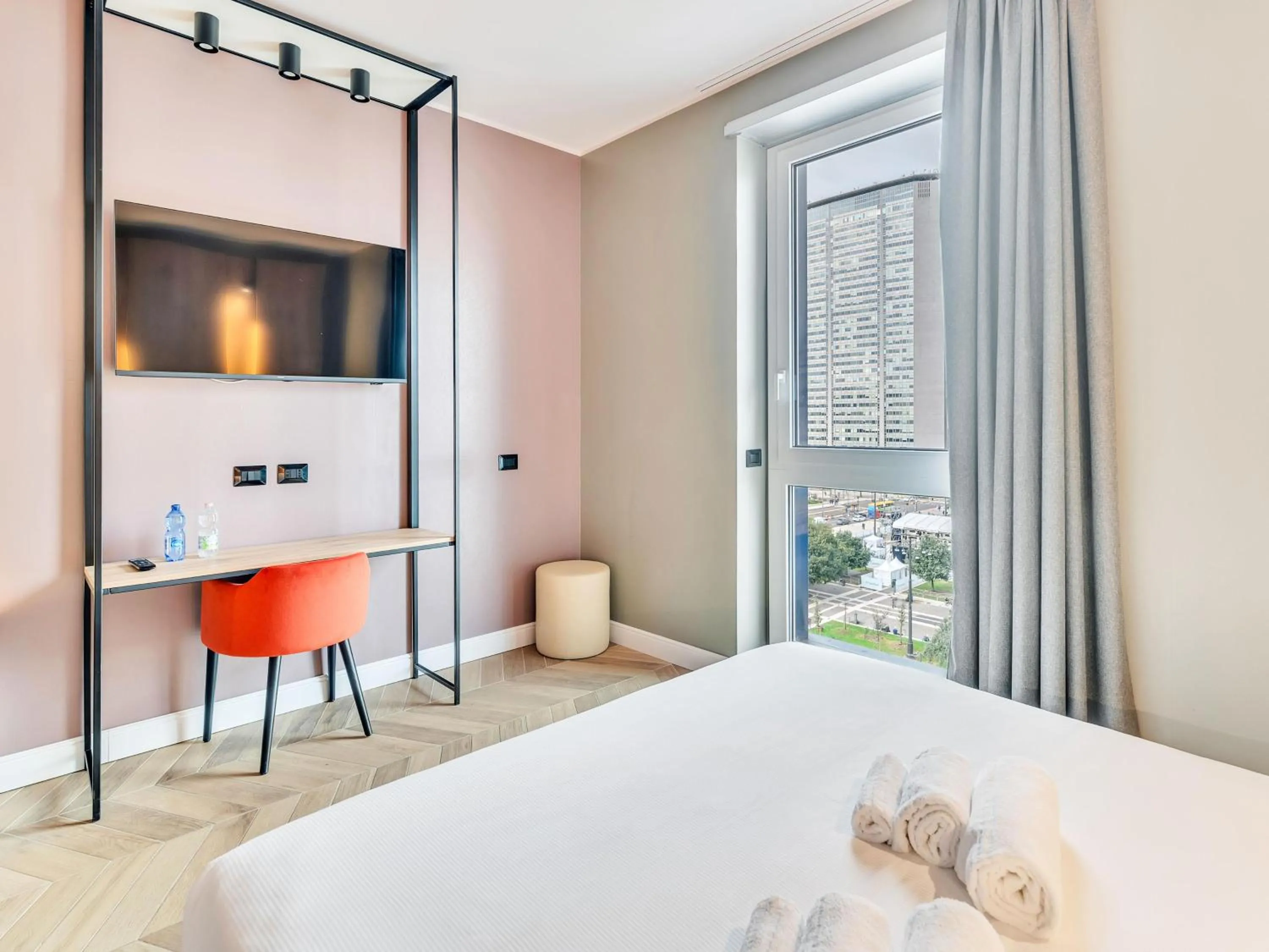 Photo of the whole room, Bed in B&B Hotel Milano Aosta