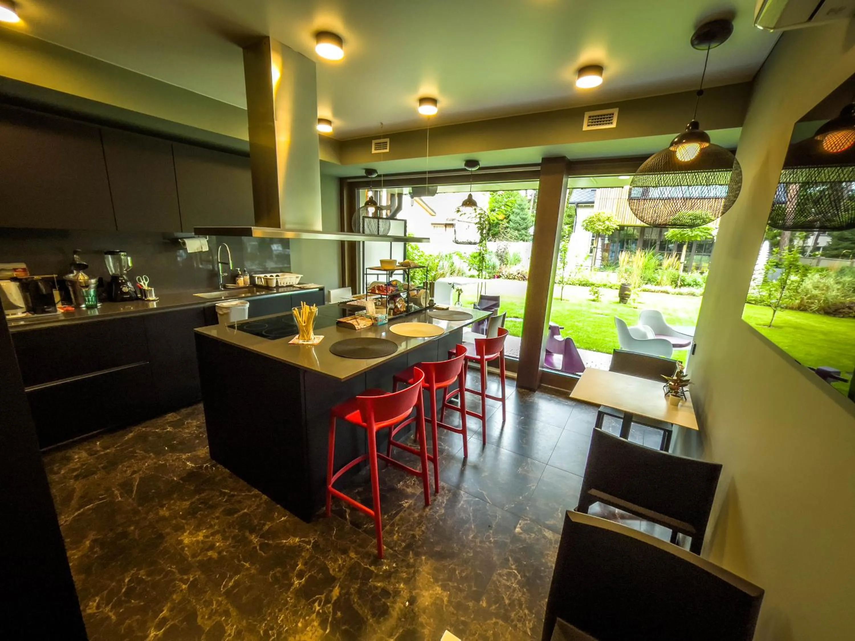 Communal kitchen in Villa Lettonia