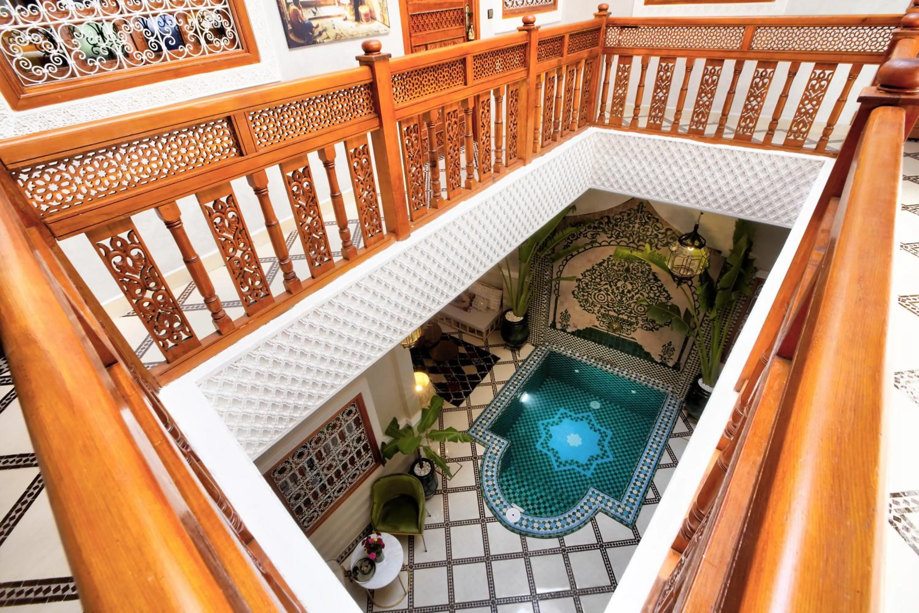 Balcony/Terrace in Riad Arabkech