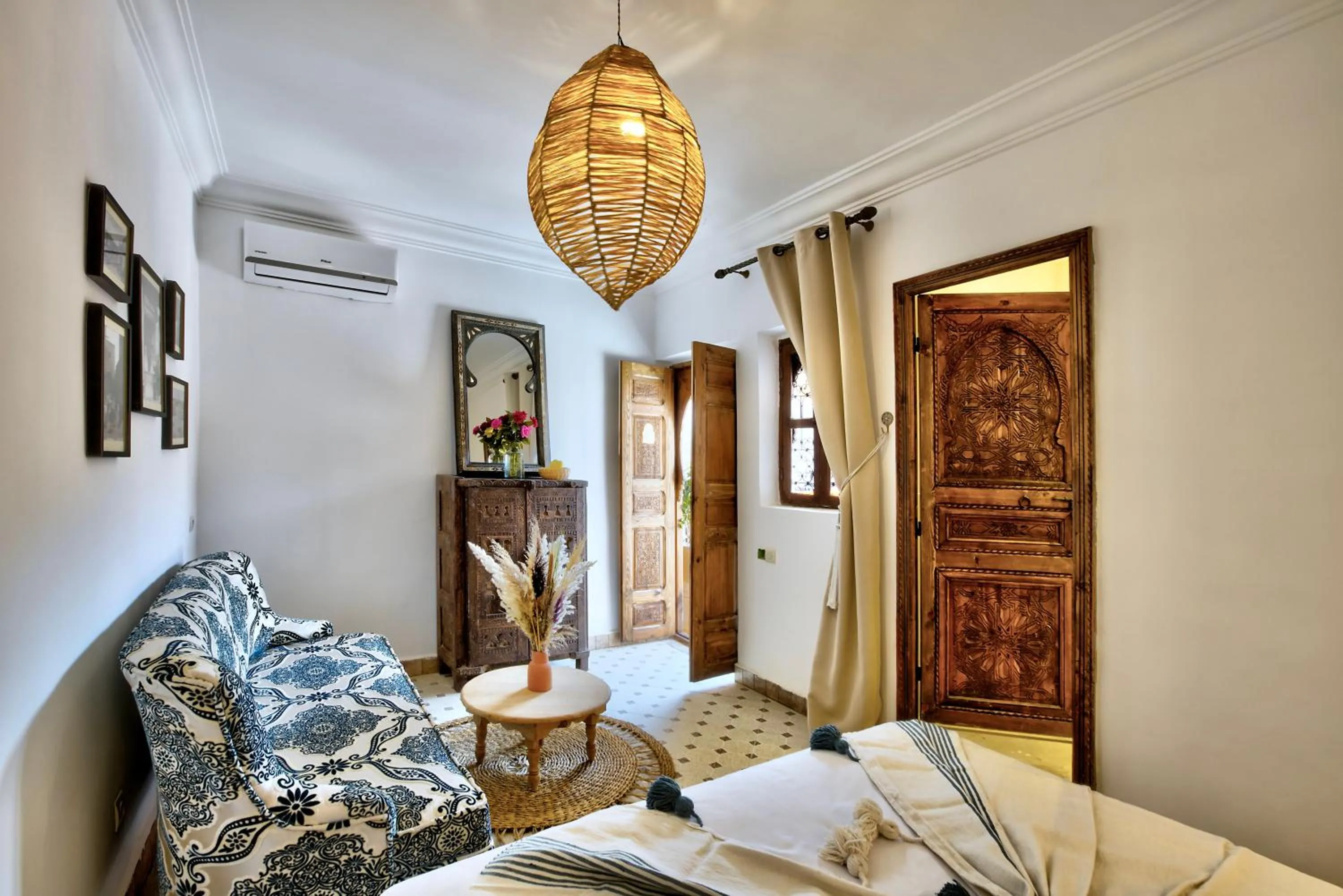 Bed in Riad Arabkech