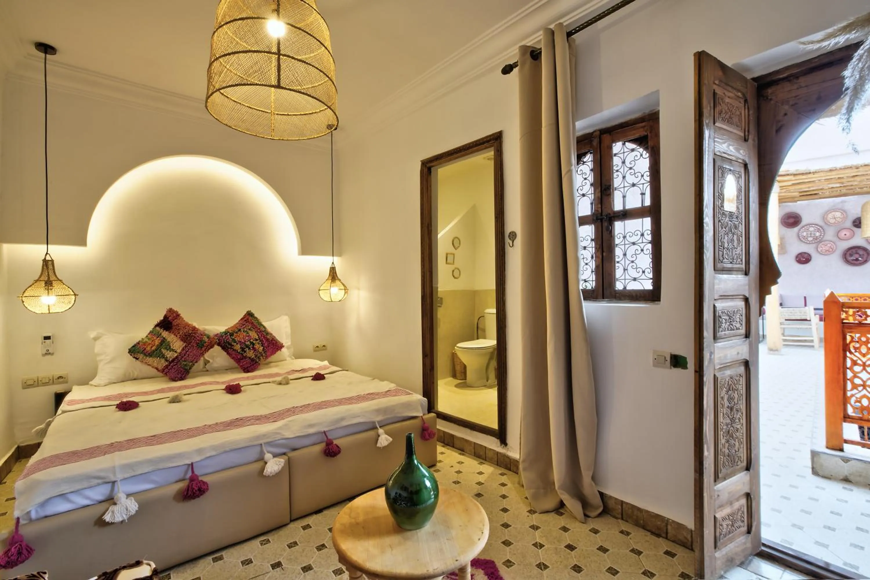 Bed in Riad Arabkech