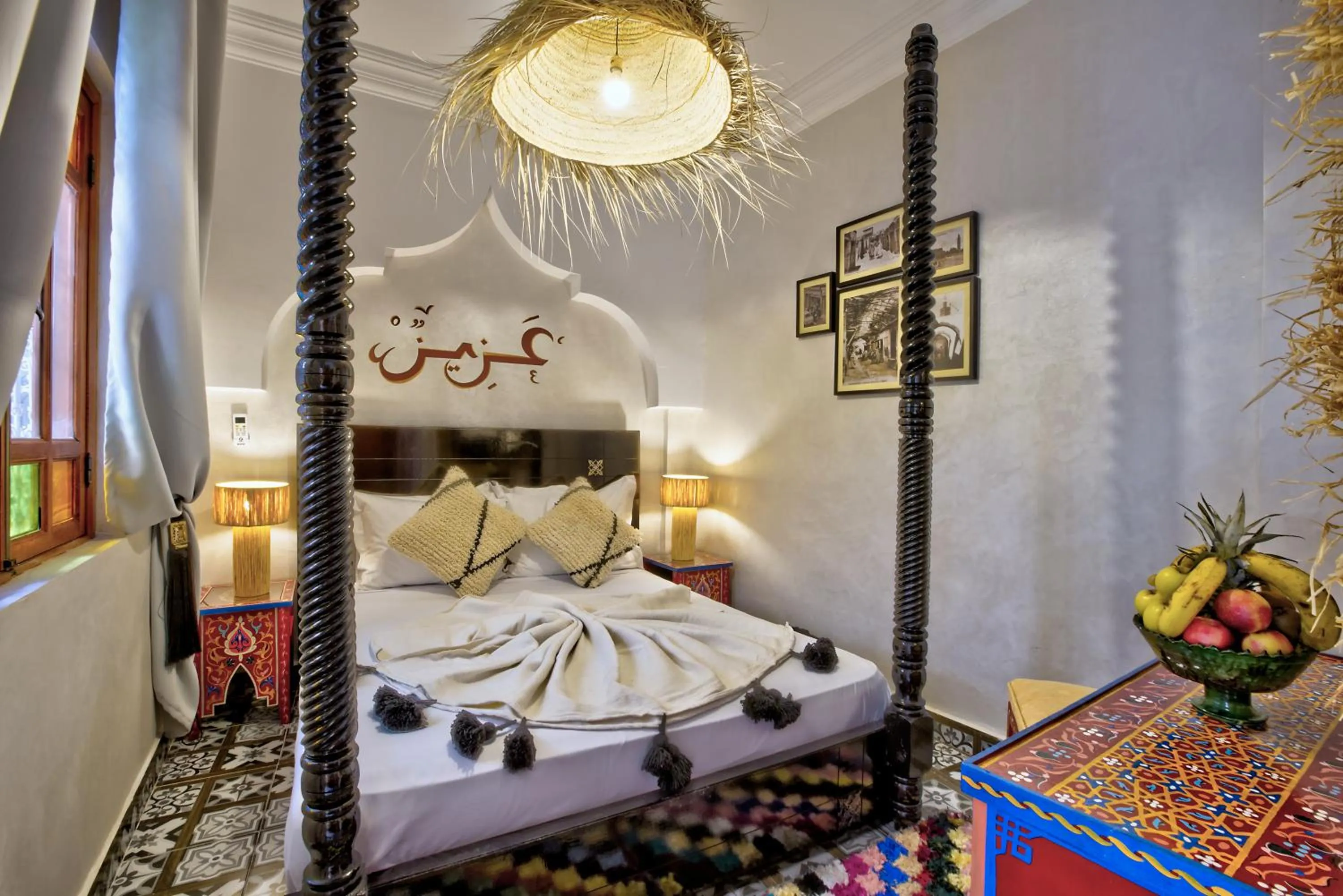 Bed in Riad Arabkech