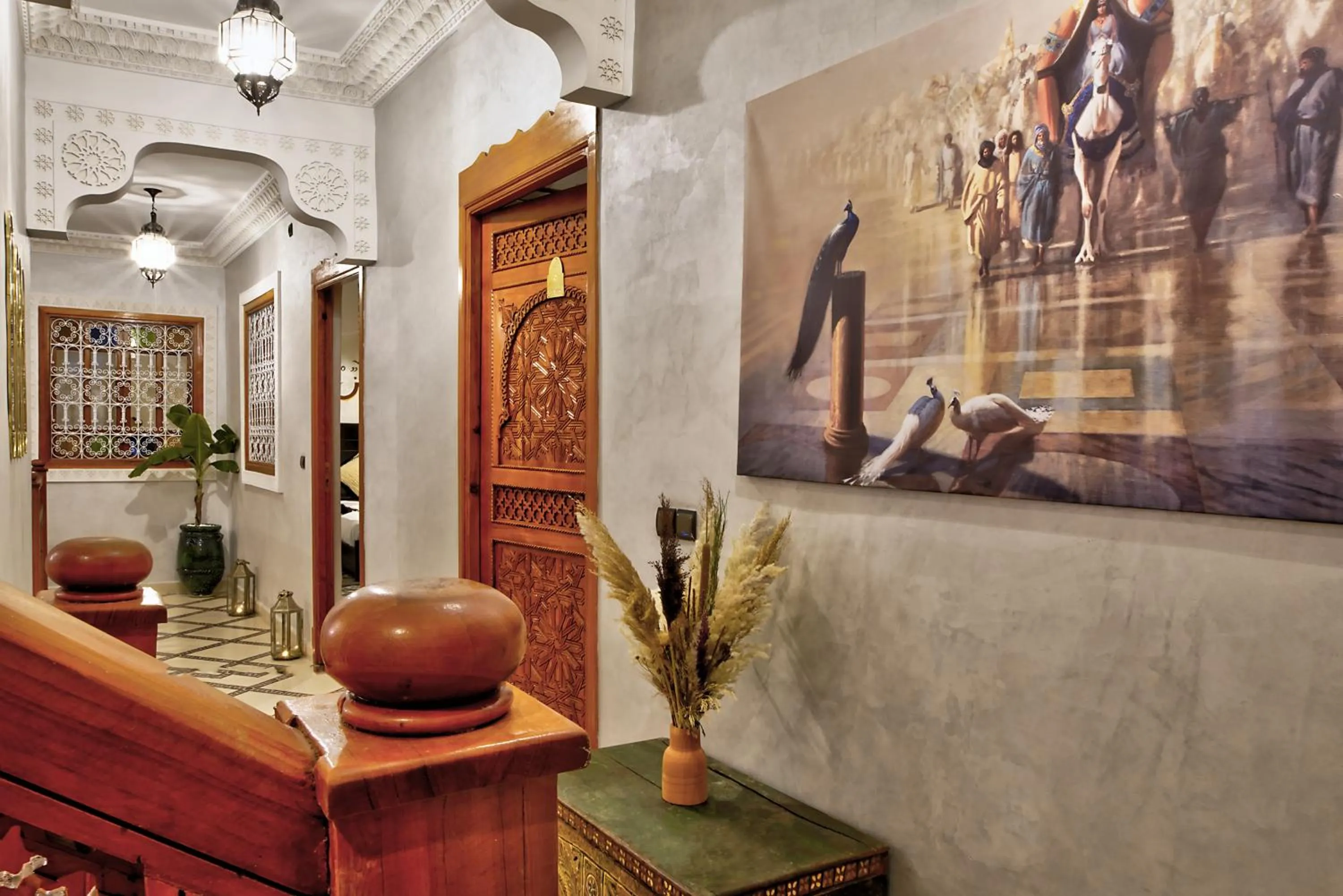 Lobby or reception in Riad Arabkech