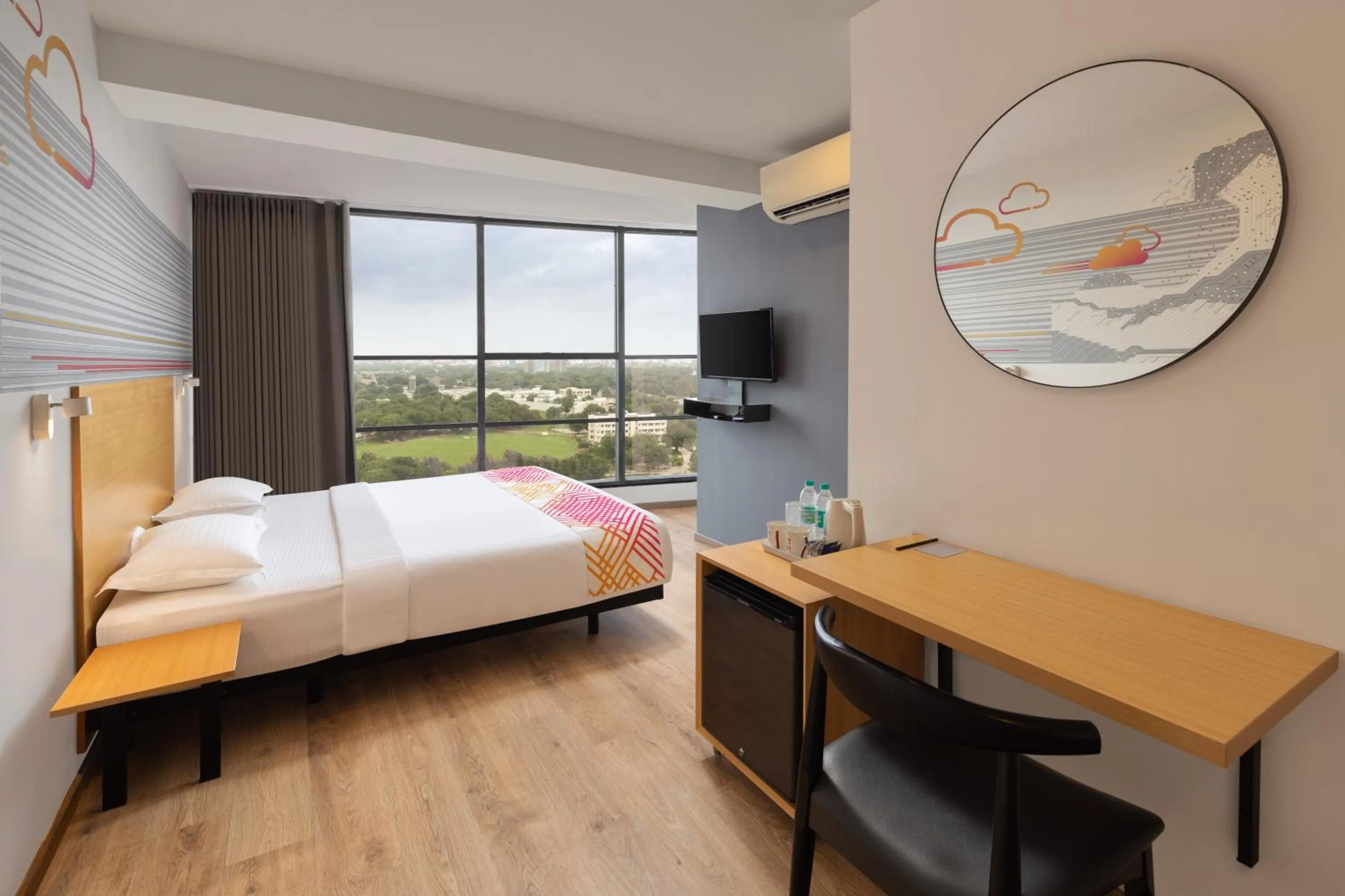 Bedroom, Bed in Ginger Ahmedabad RTO Circle