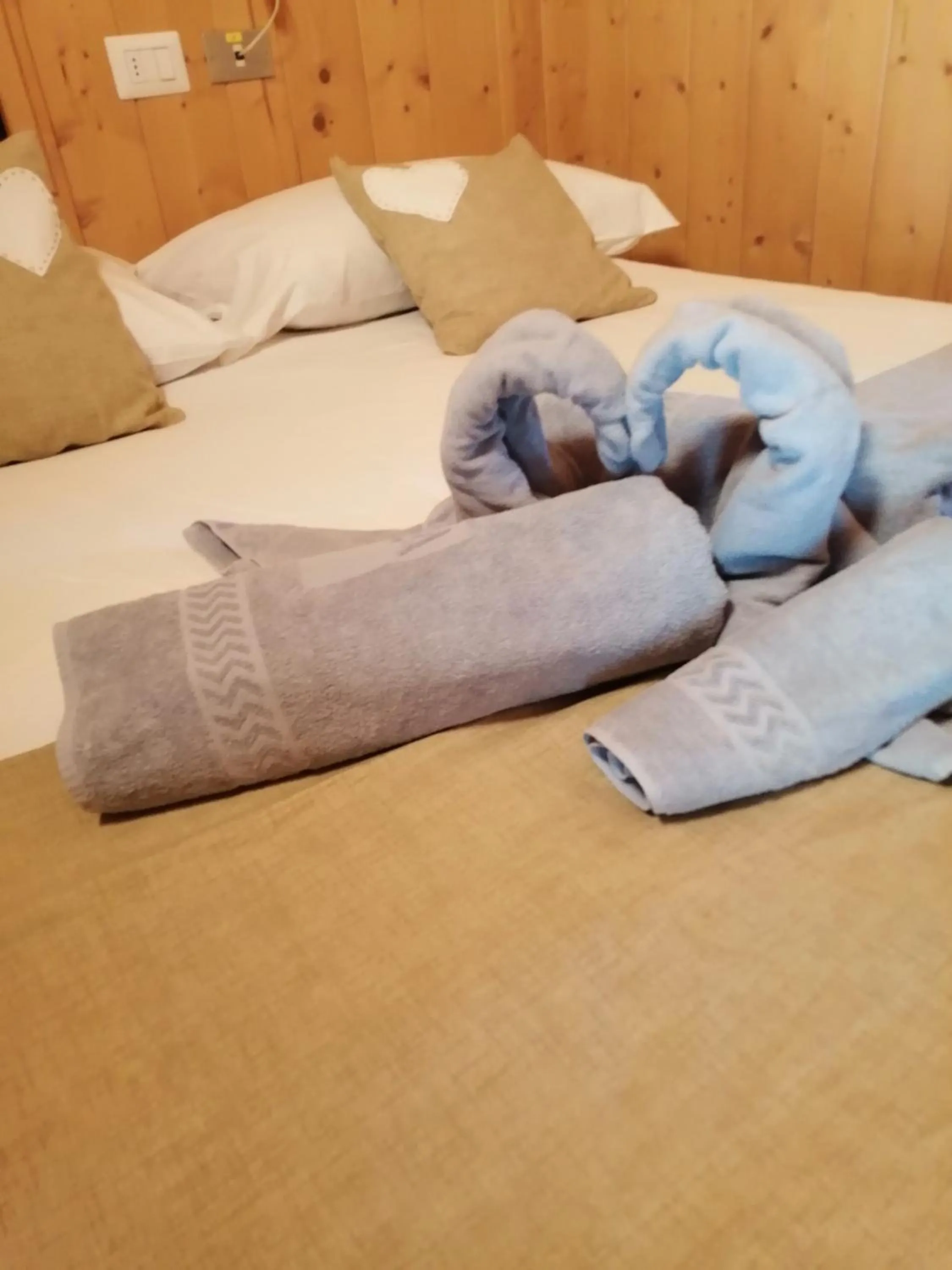 Bed in Albergo Casa Alpina San Luigi