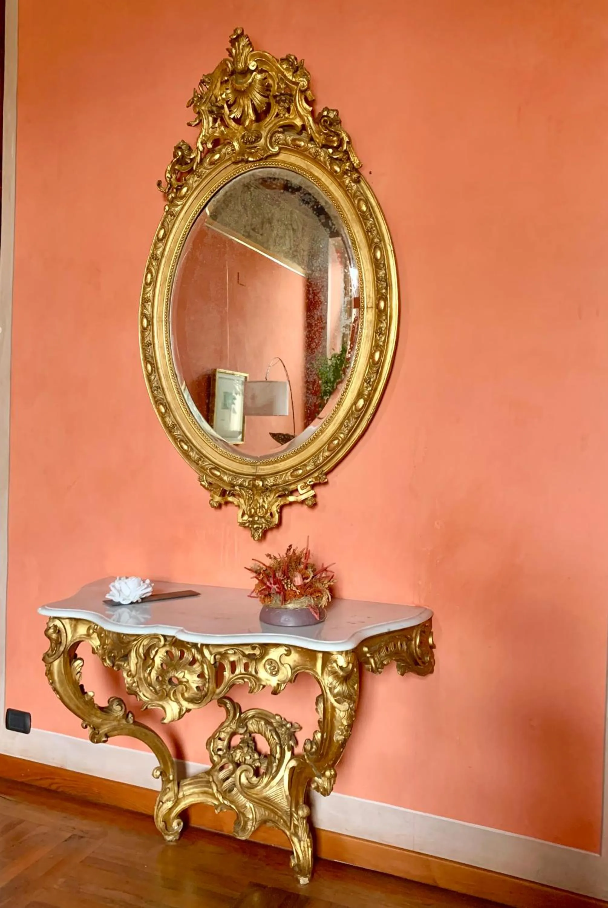 Decorative detail in B&B Saluzzo Paesana 1718