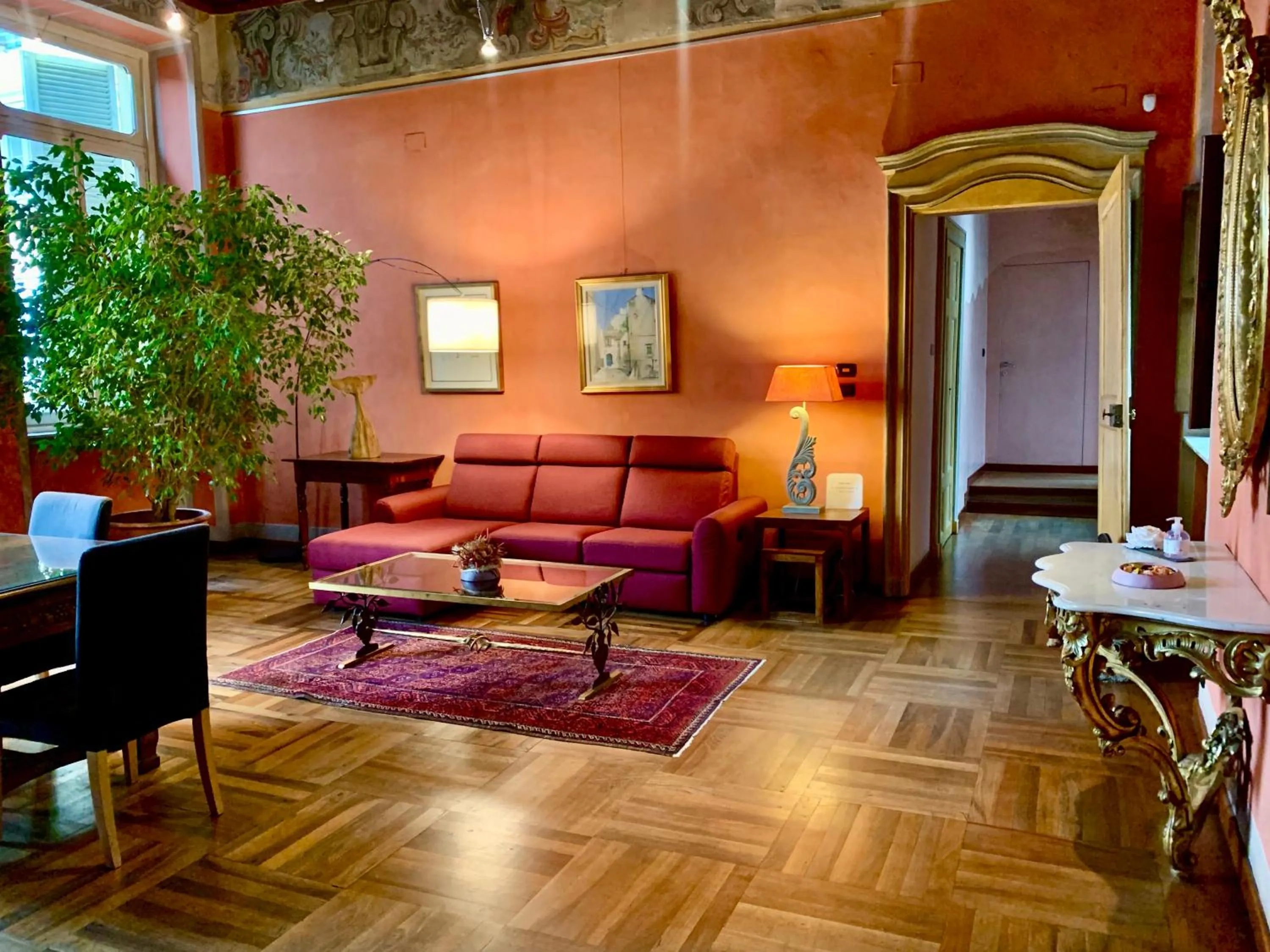 Living room in B&B Saluzzo Paesana 1718