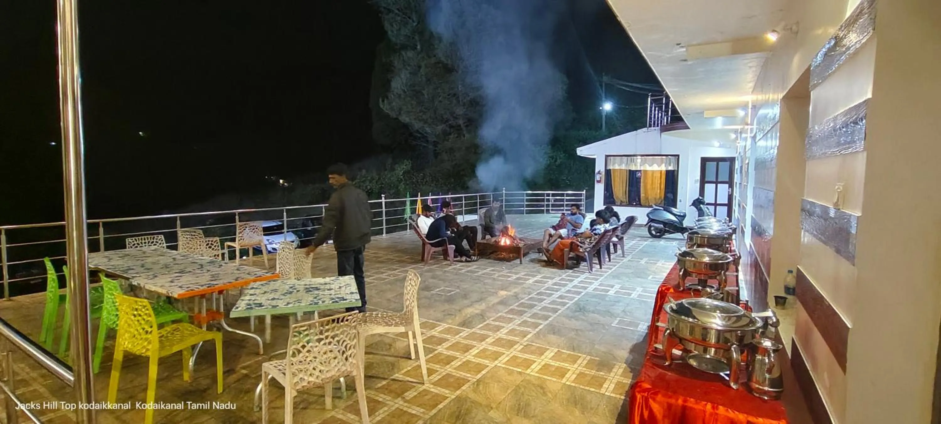 Patio in The Jacks Hilltop Resort Kodaikanal