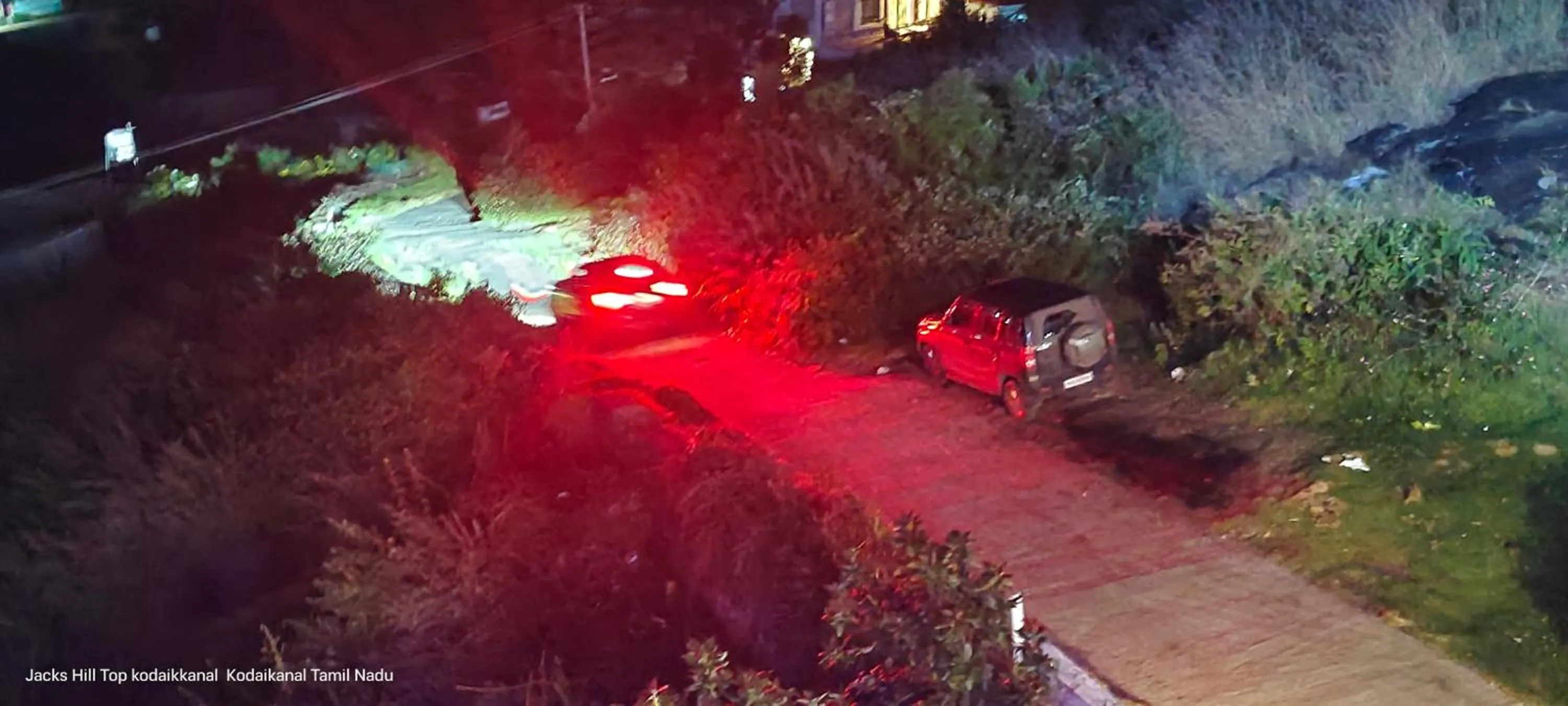 Quiet street view in The Jacks Hilltop Resort Kodaikanal