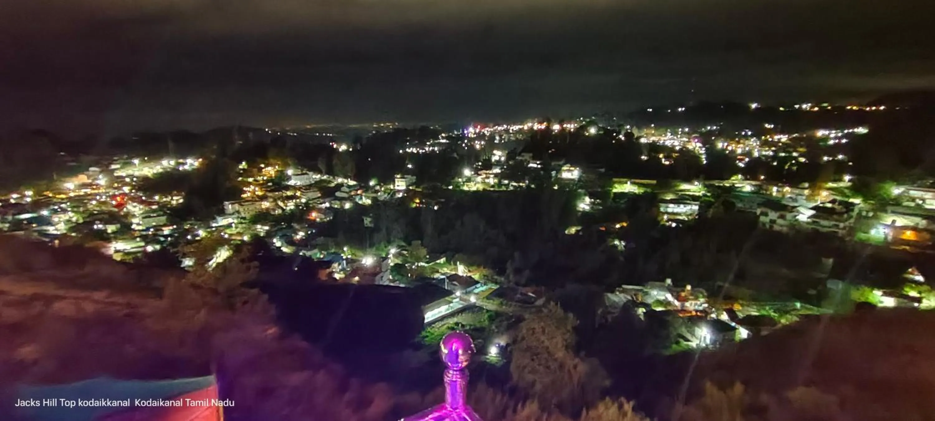 Night in The Jacks Hilltop Resort Kodaikanal