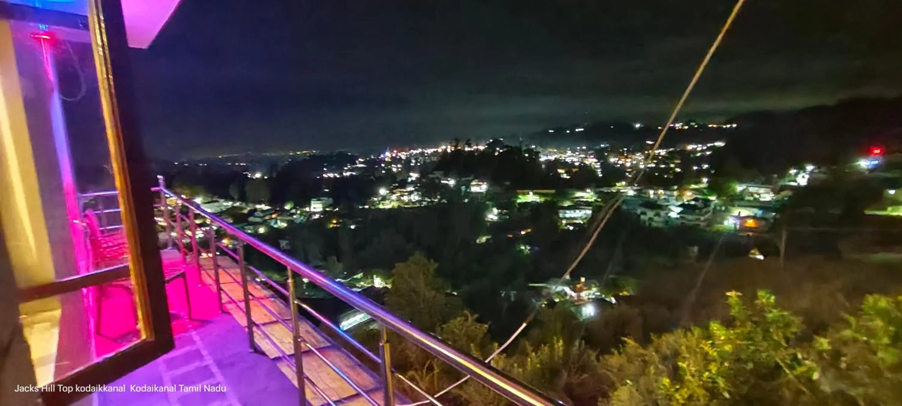 Night in The Jacks Hilltop Resort Kodaikanal
