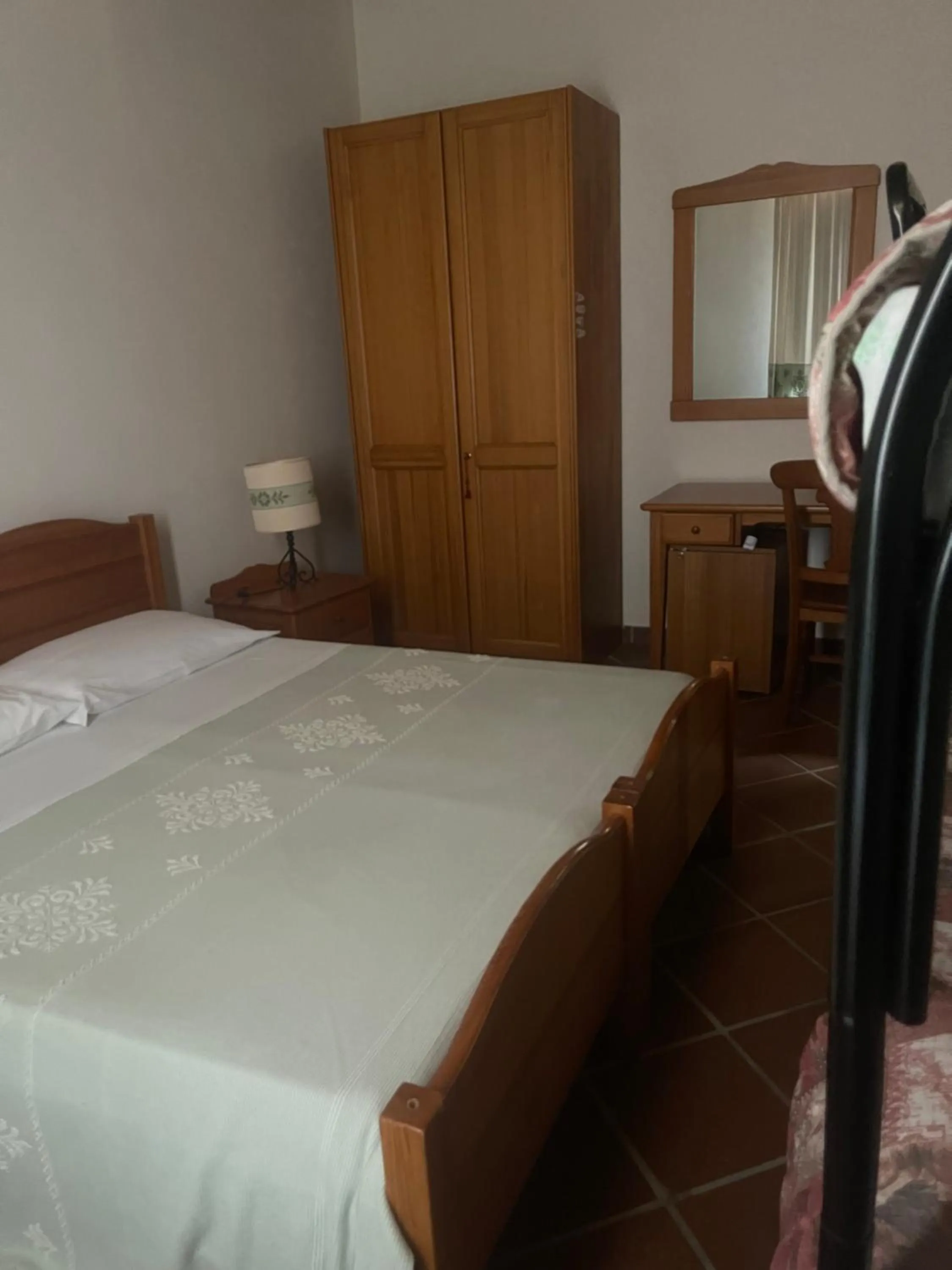 Bed in Hotel Su Nuraxi