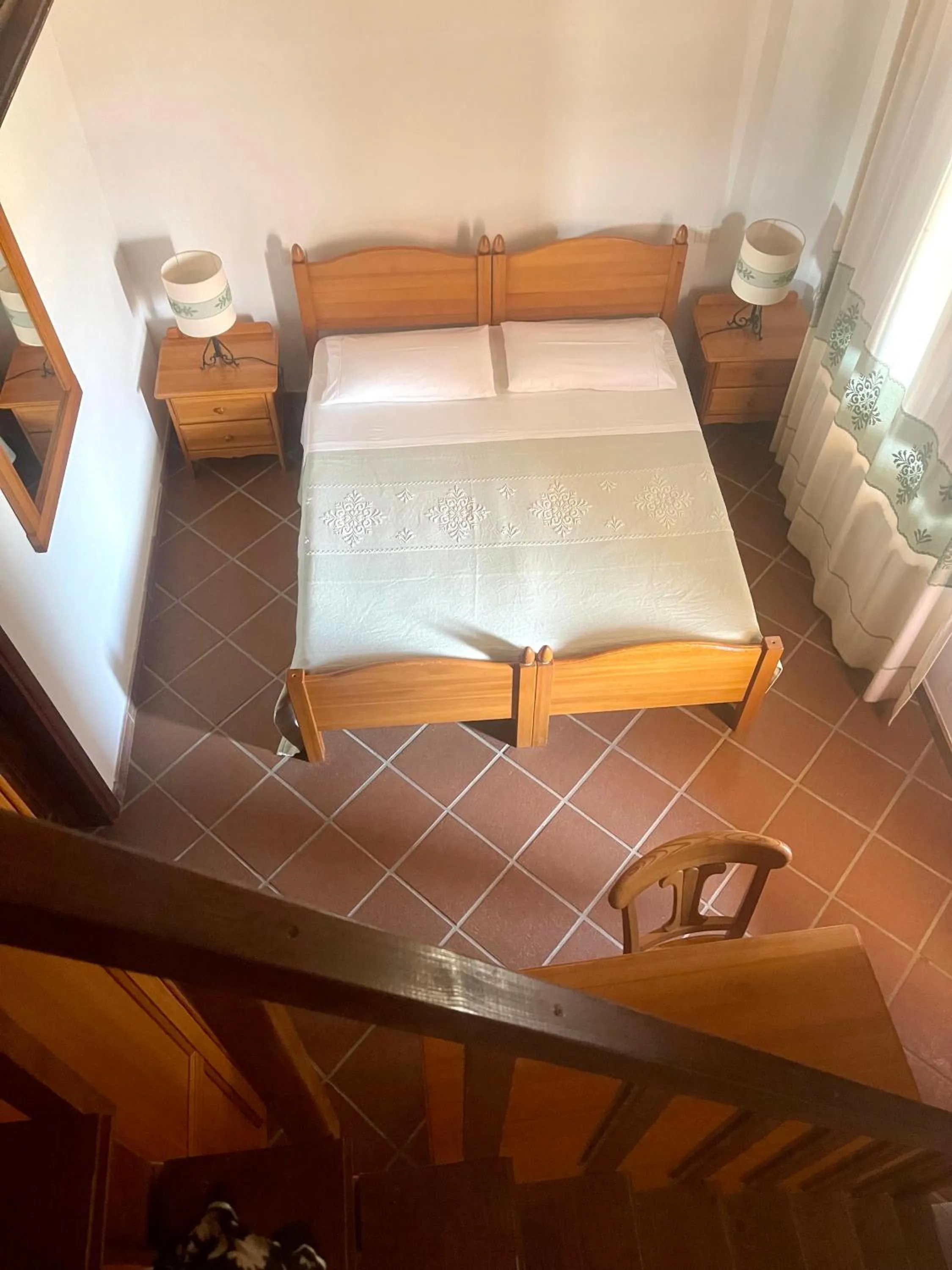 Bed in Hotel Su Nuraxi