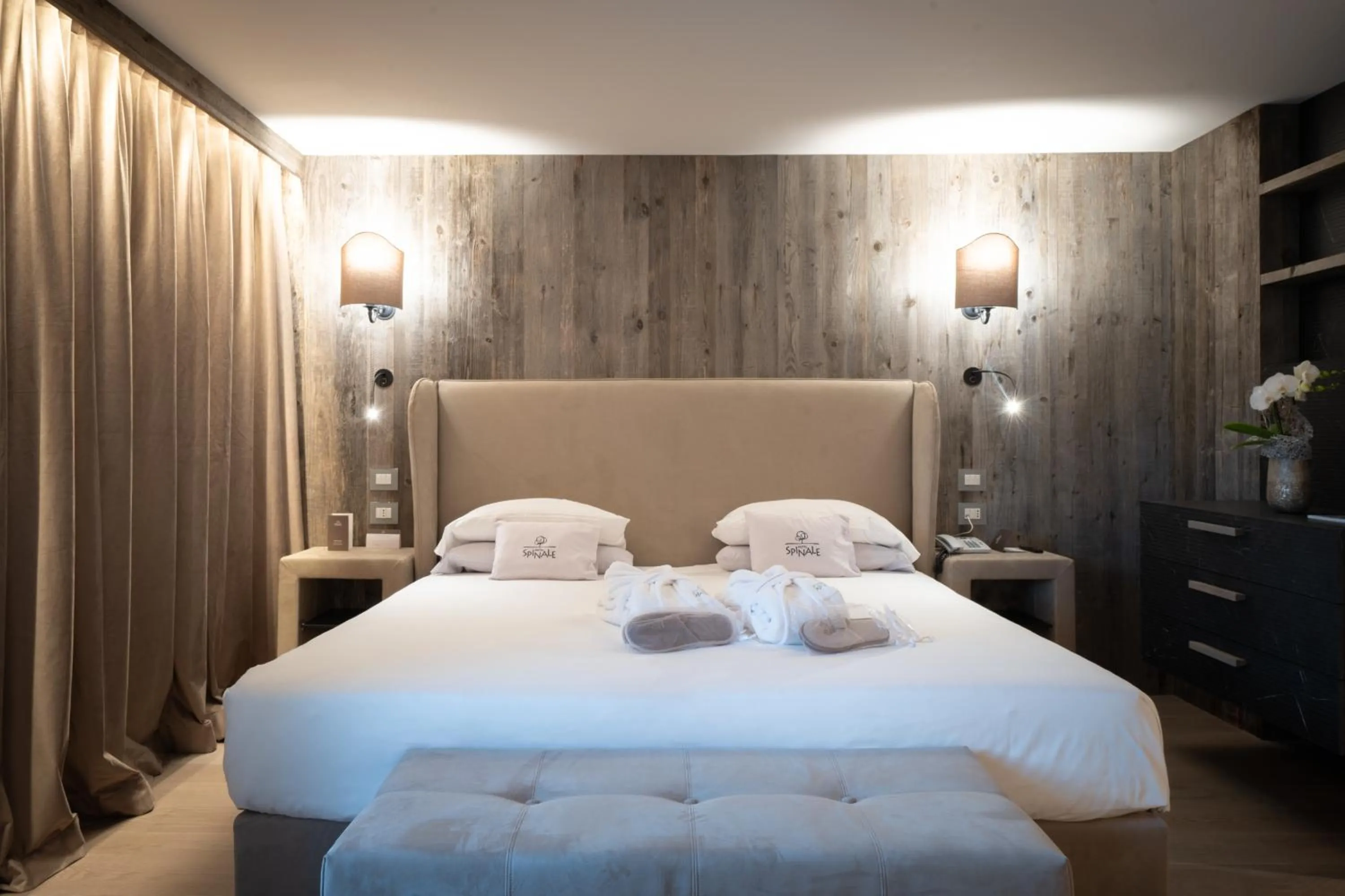 Bedroom, Bed in Hotel Spinale