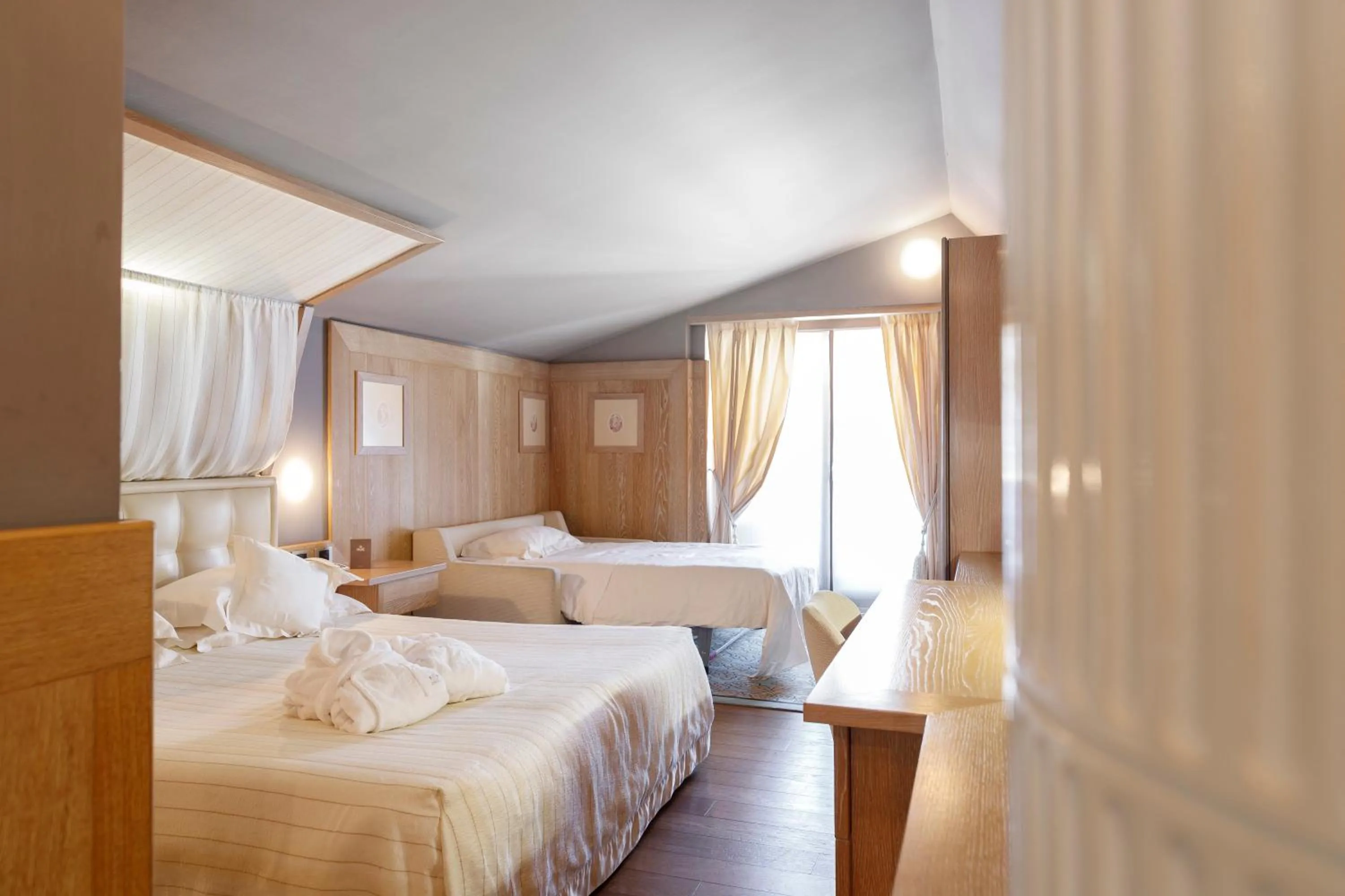 Bed in Hotel Spinale