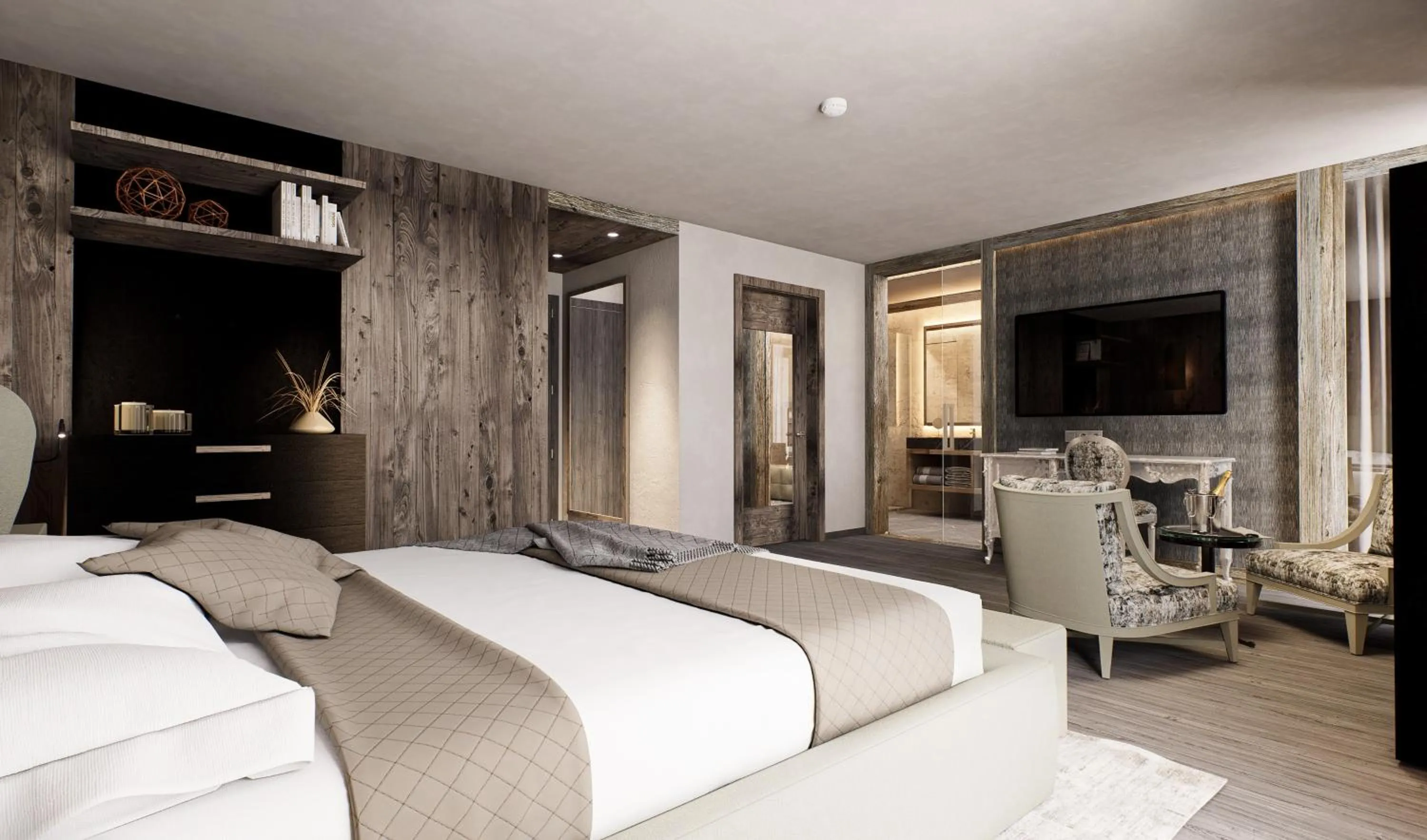 Bedroom, Bed in Hotel Spinale