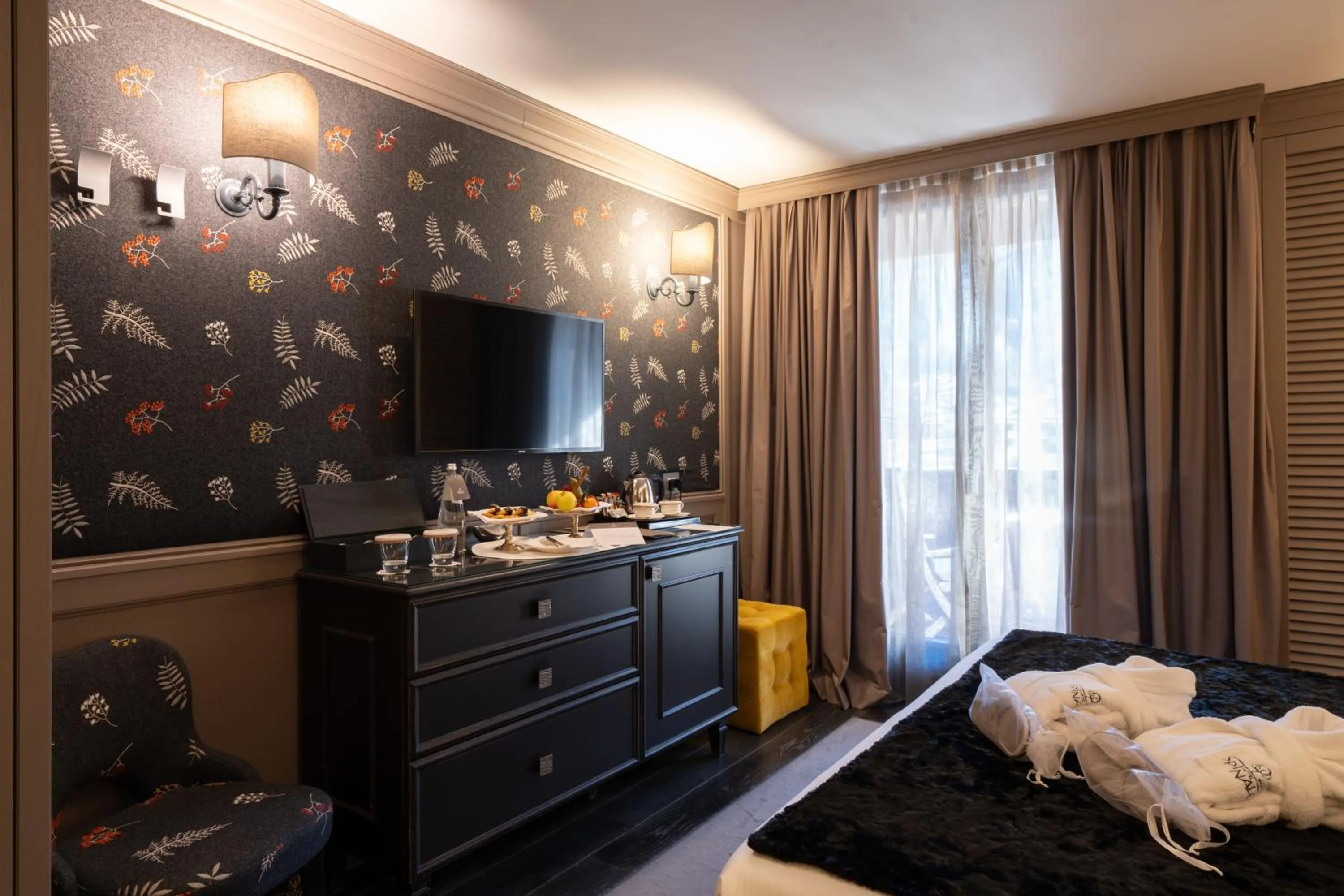 Bedroom, Bed in Hotel Spinale