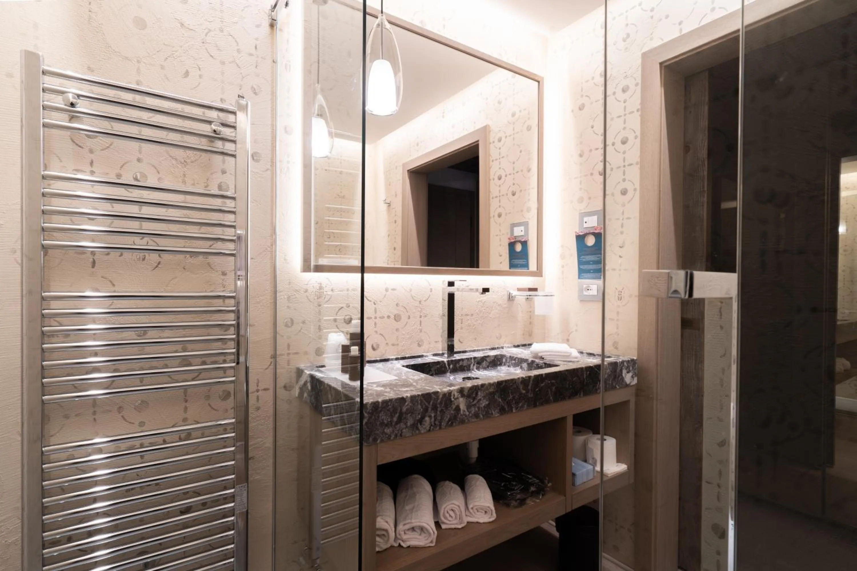 Bathroom in Hotel Spinale