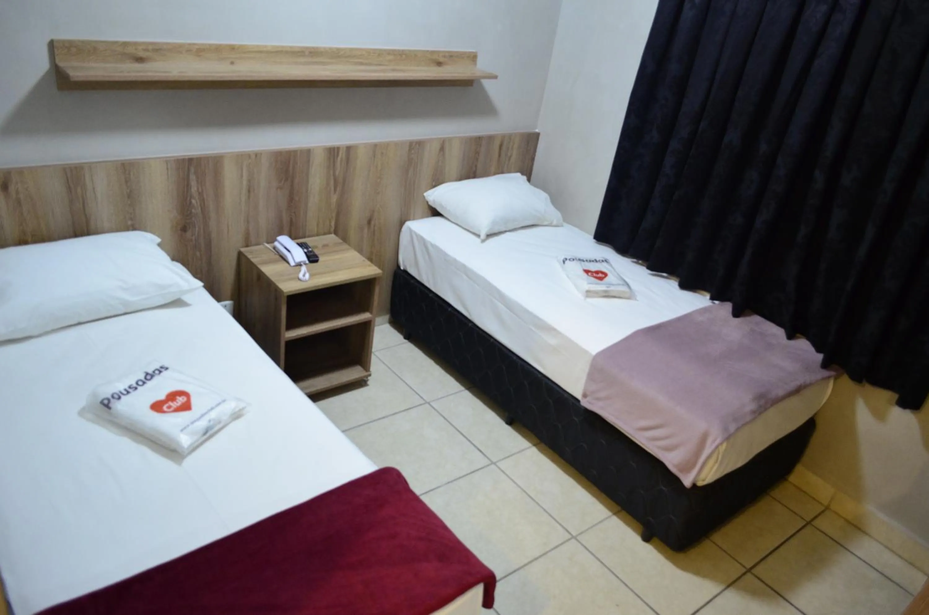 Bed in Hotel Pousadas Club