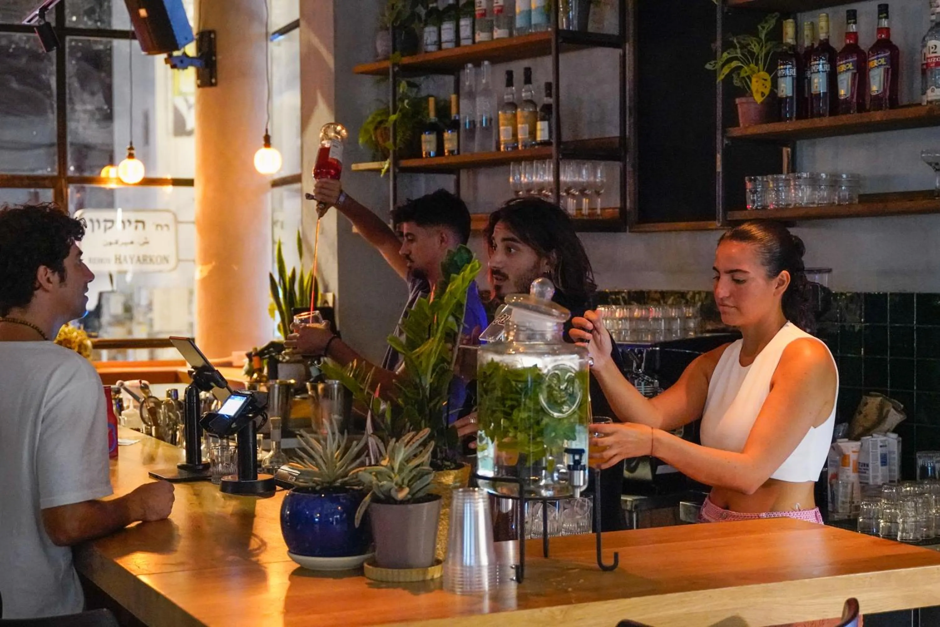 Lounge or bar in Selina Frishman Tel Aviv