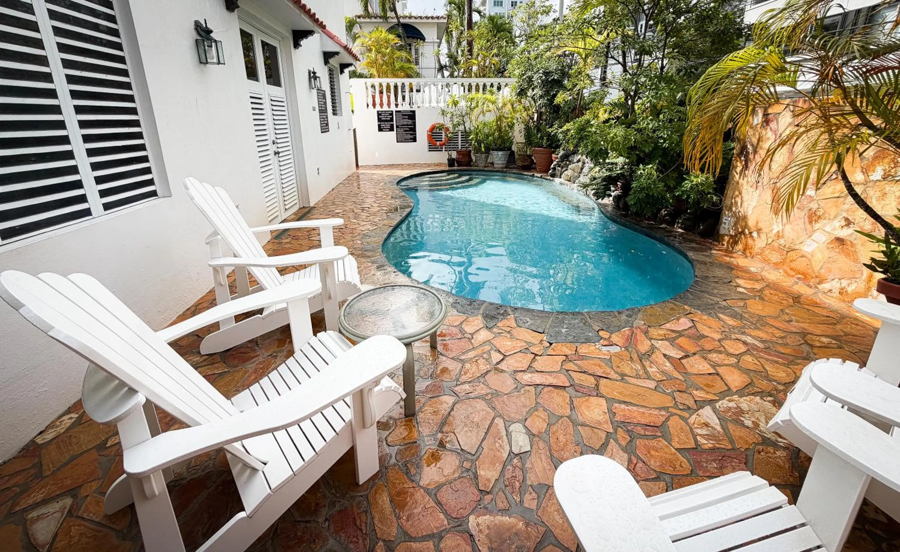 Swimming pool in At Wind Chimes Boutique Hotel